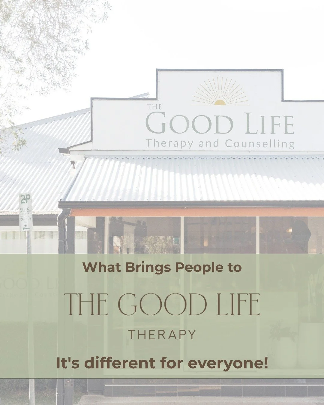There isn't one right reason to come to therapy.

People seek support for all kinds of reasons. Sometimes it's because life feels overwhelming. Sometimes it's to better understand themselves, navigate a difficult season, strengthen relationships, or 