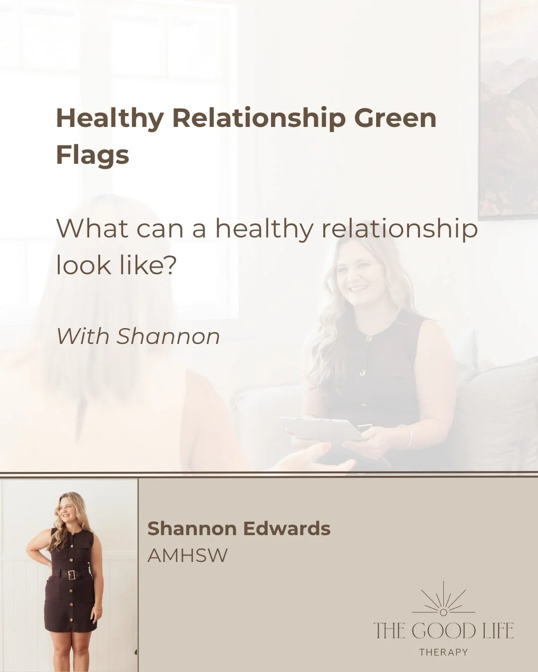 We hear a lot about relationship red flags, but do we notice the green ones?

Healthy relationships don't mean never disagreeing, never feeling frustrated or always getting communication right

Instead, some of the signs of a healthy relationship can