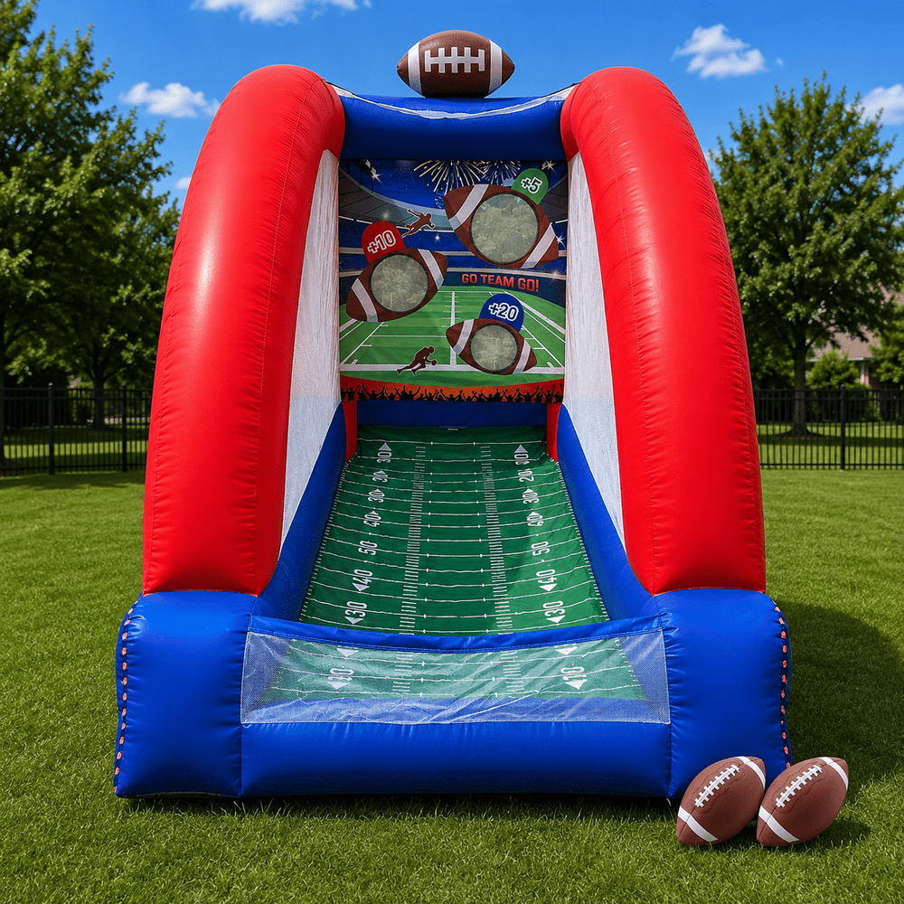 Football toss inflatable rental