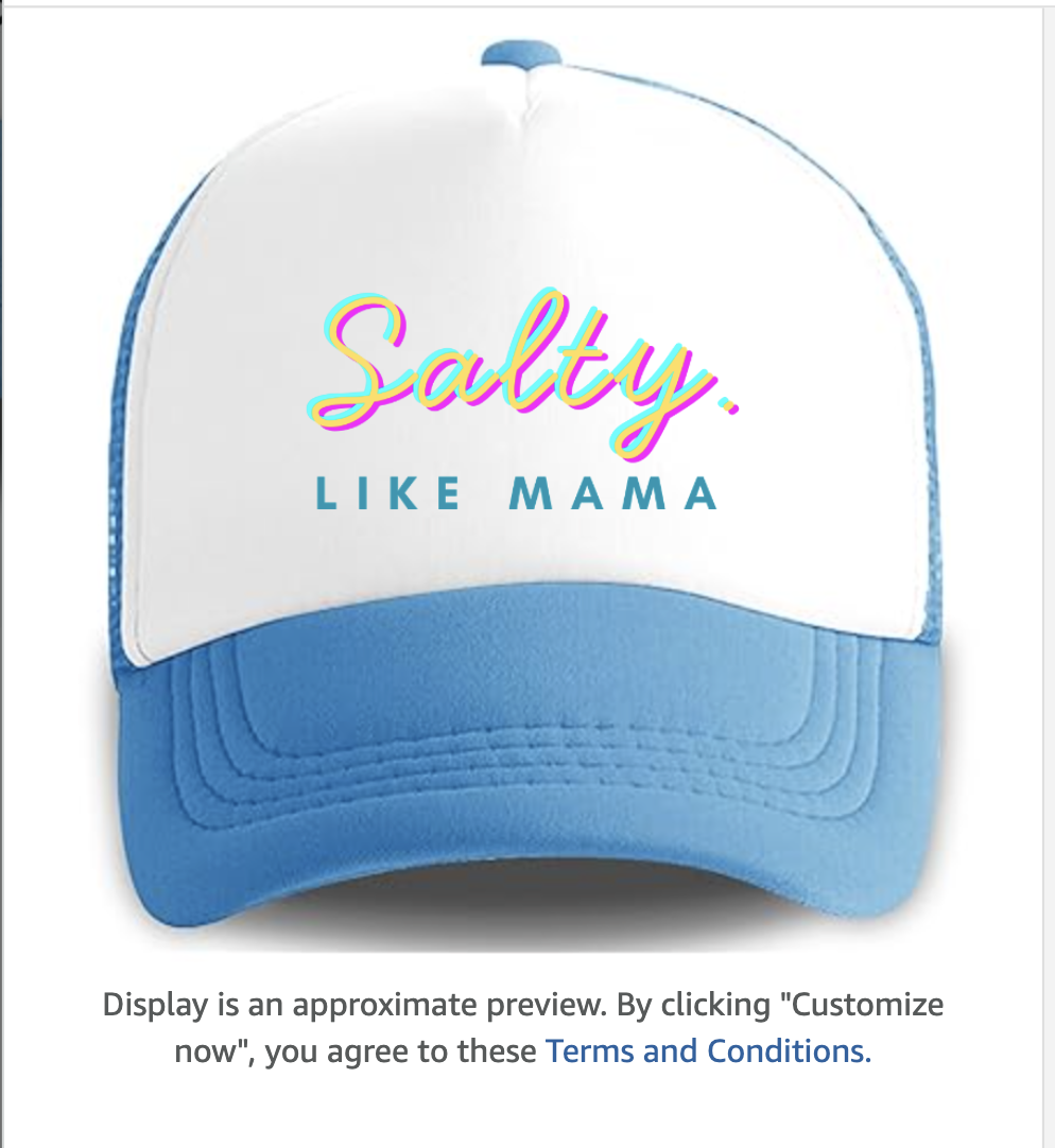 Salty Like Mama Youth Trucker