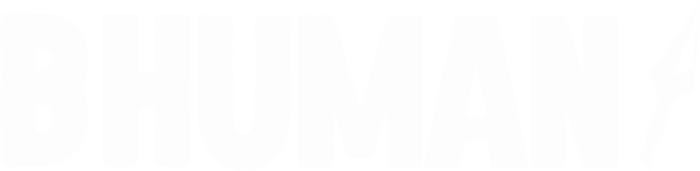 BHUMAN White Logo
