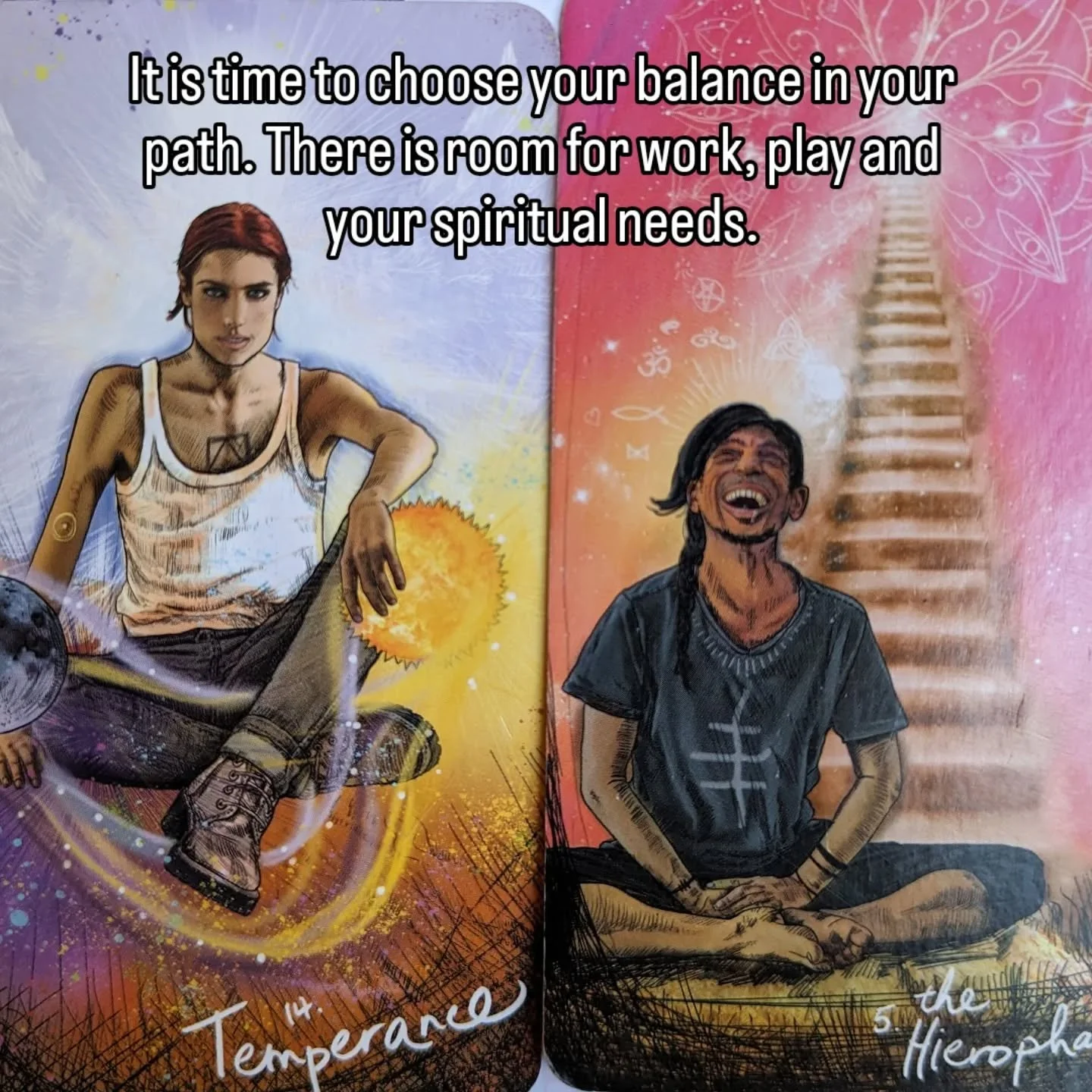We are the alchemists of our own life. We get to choose what a balanced life looks like to us. I will give you a hint that it is  more than working, eating and sleeping. It is not all about doing just any one thing either. Is there room in your life 