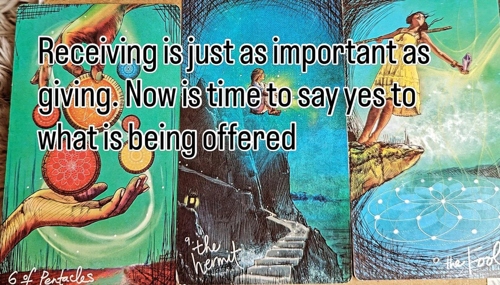 It is time to see if the giving and receiving feels balanced in your life. If not take a little time to reflect on why that might not be the case. Are you letting those around you know what you need before you are pissed off? If not today is a new da