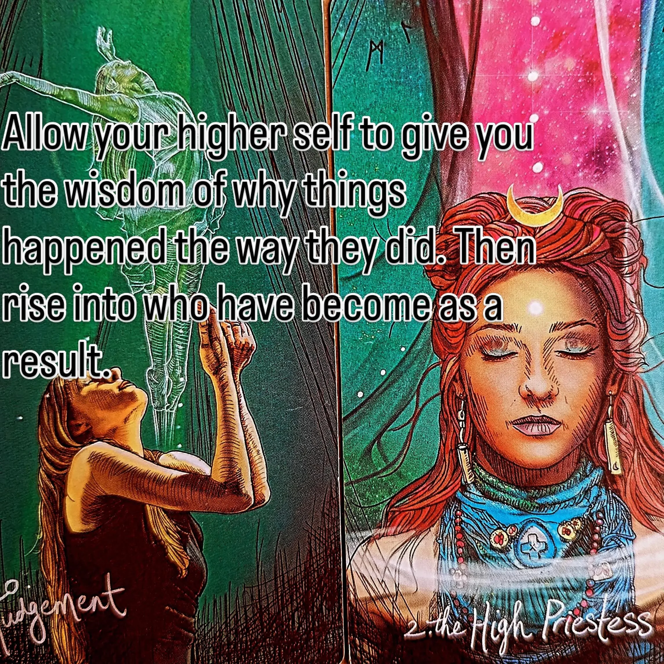 Sacrifices have been made, some of these losses were cherished people, places and things. Some of these were extremely painful. Judgement promises that this was a necessary process for your highest growth. What was really meant to be with you will co