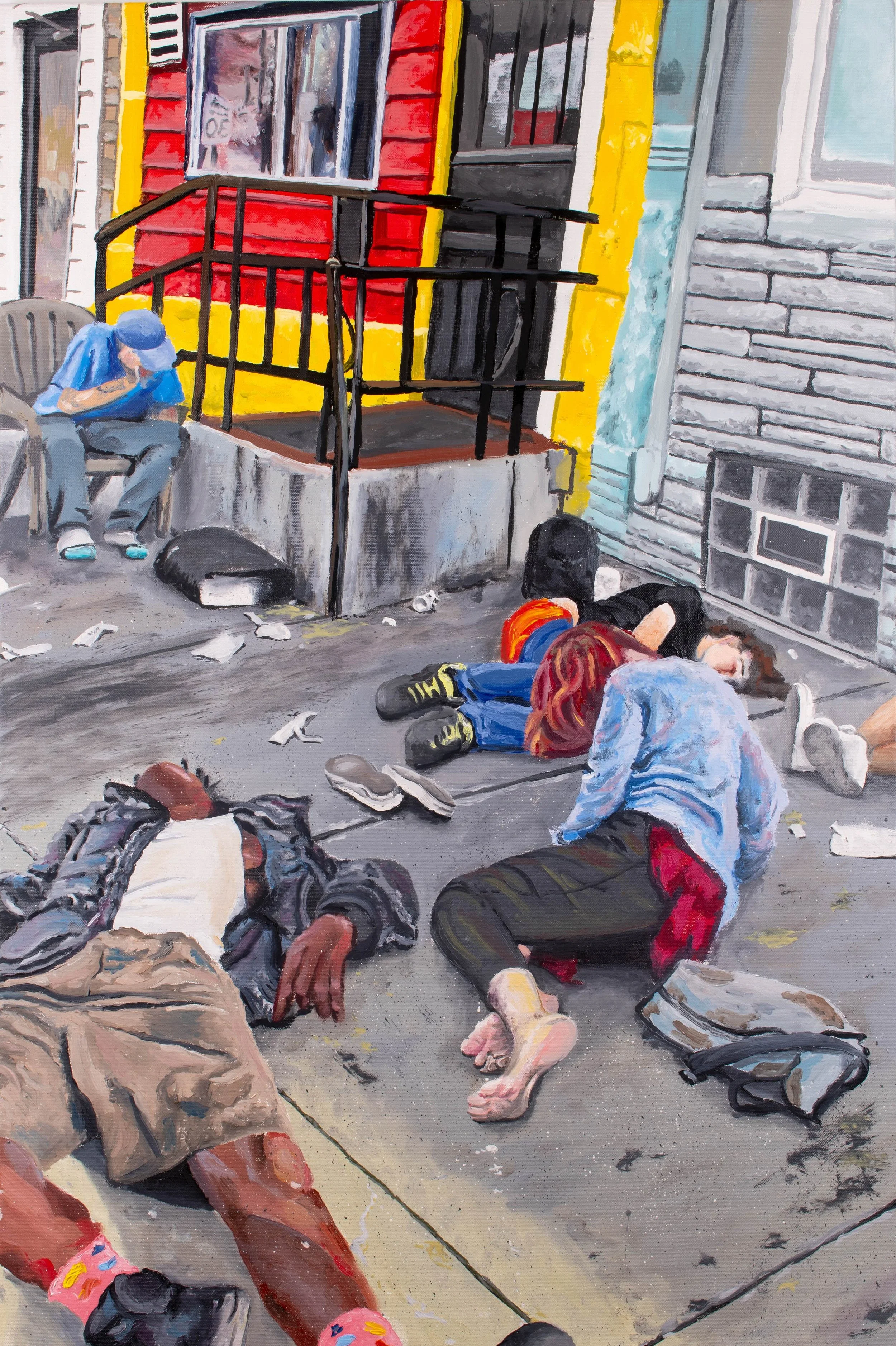 "Document 3" 2025, Oil on Canvas, 2 x 3 feet