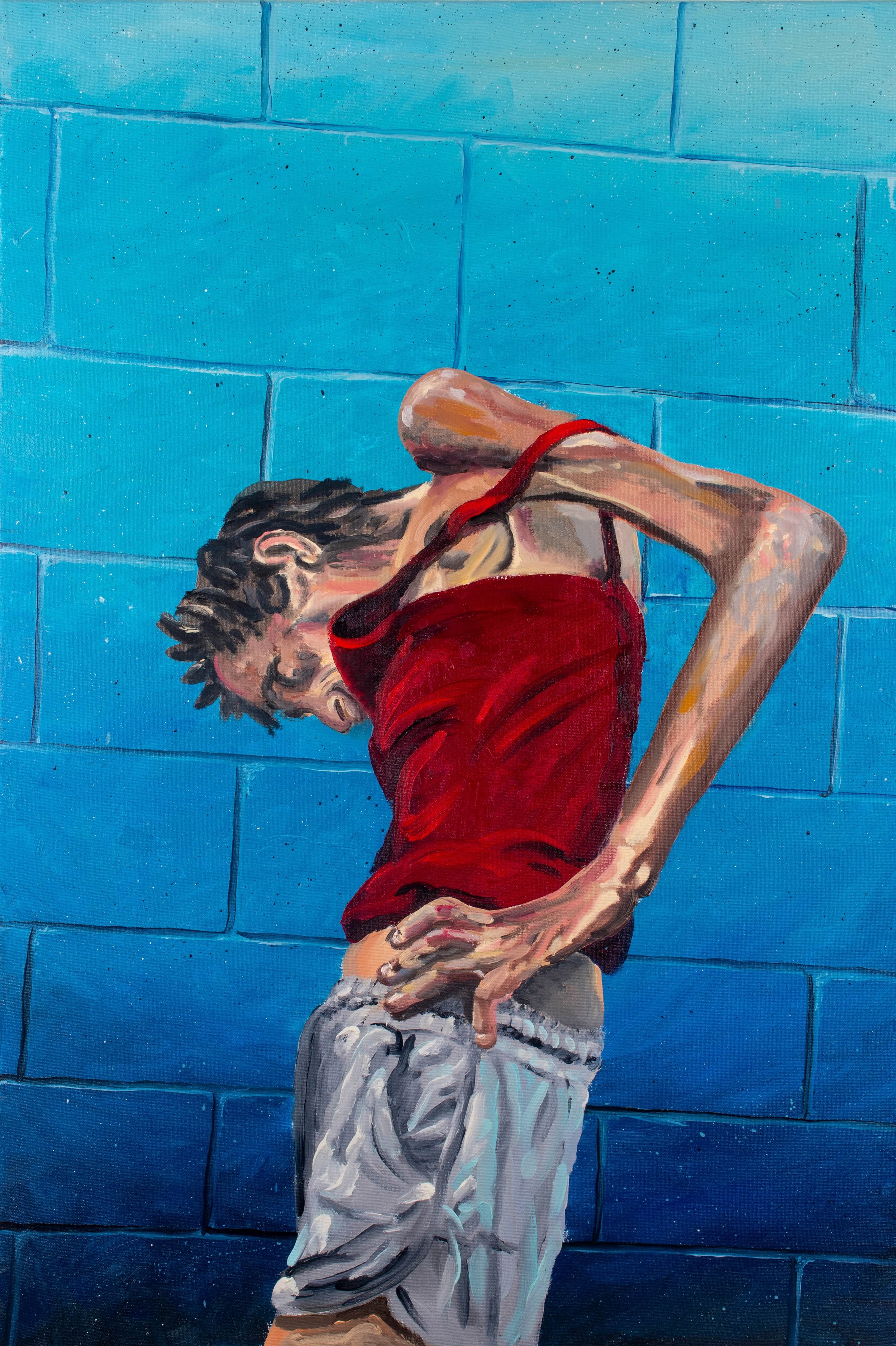 "Document 1" 2025, Oil on Canvas, 2 x 3 feet