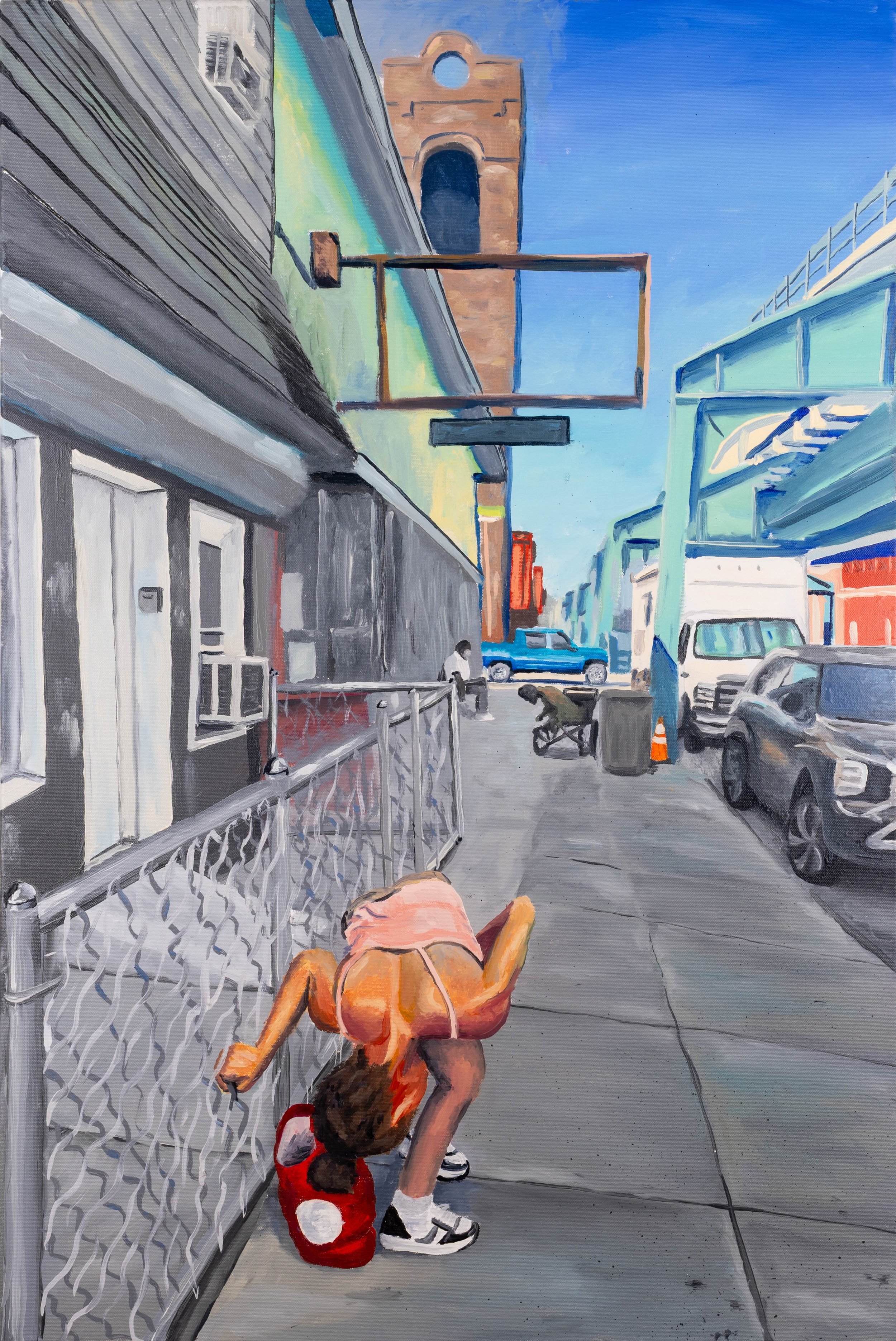 "Document 2" 2025, Oil on Canvas, 2 x 3 feet