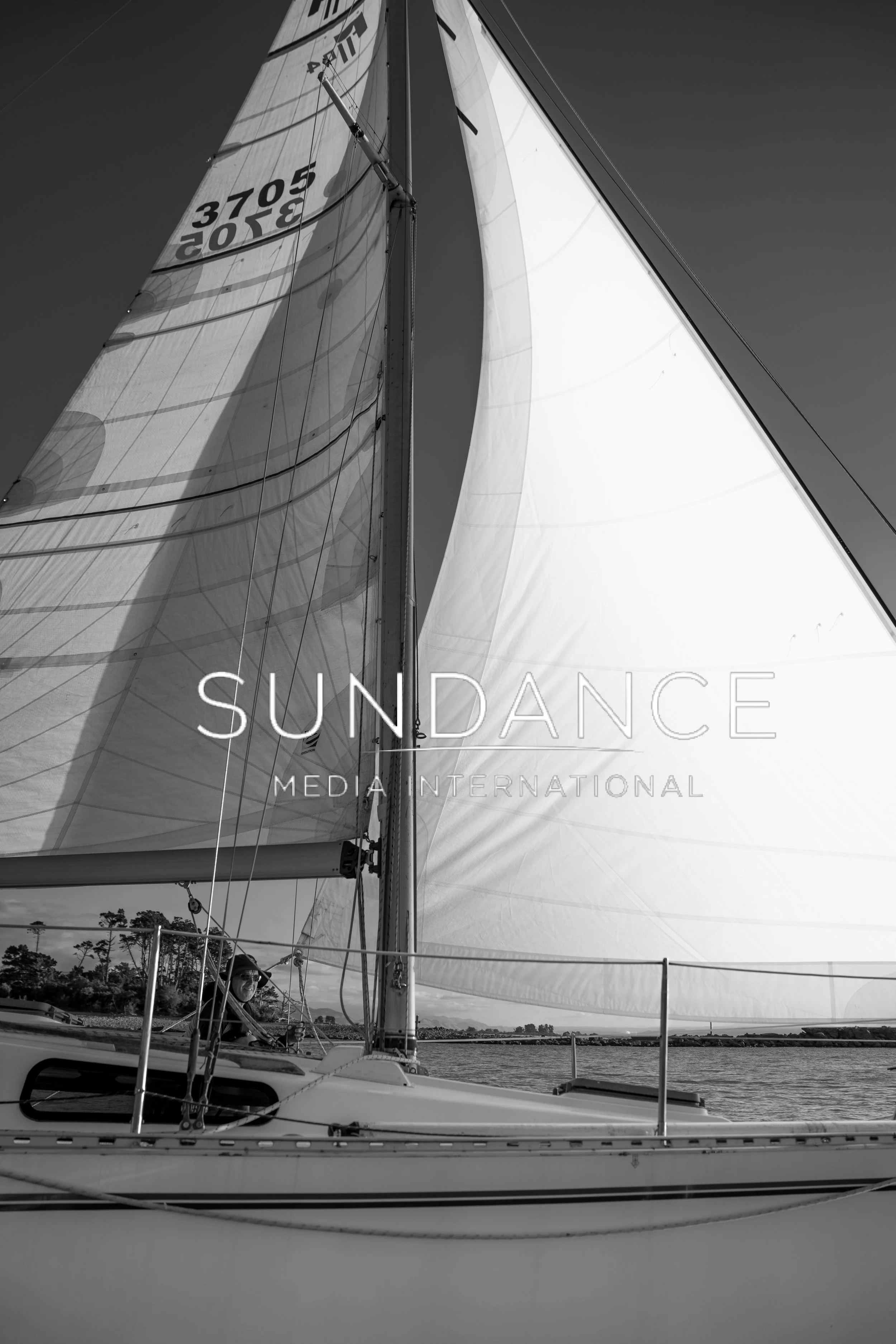 Freerider - Starboard Tack 2 (B/W)