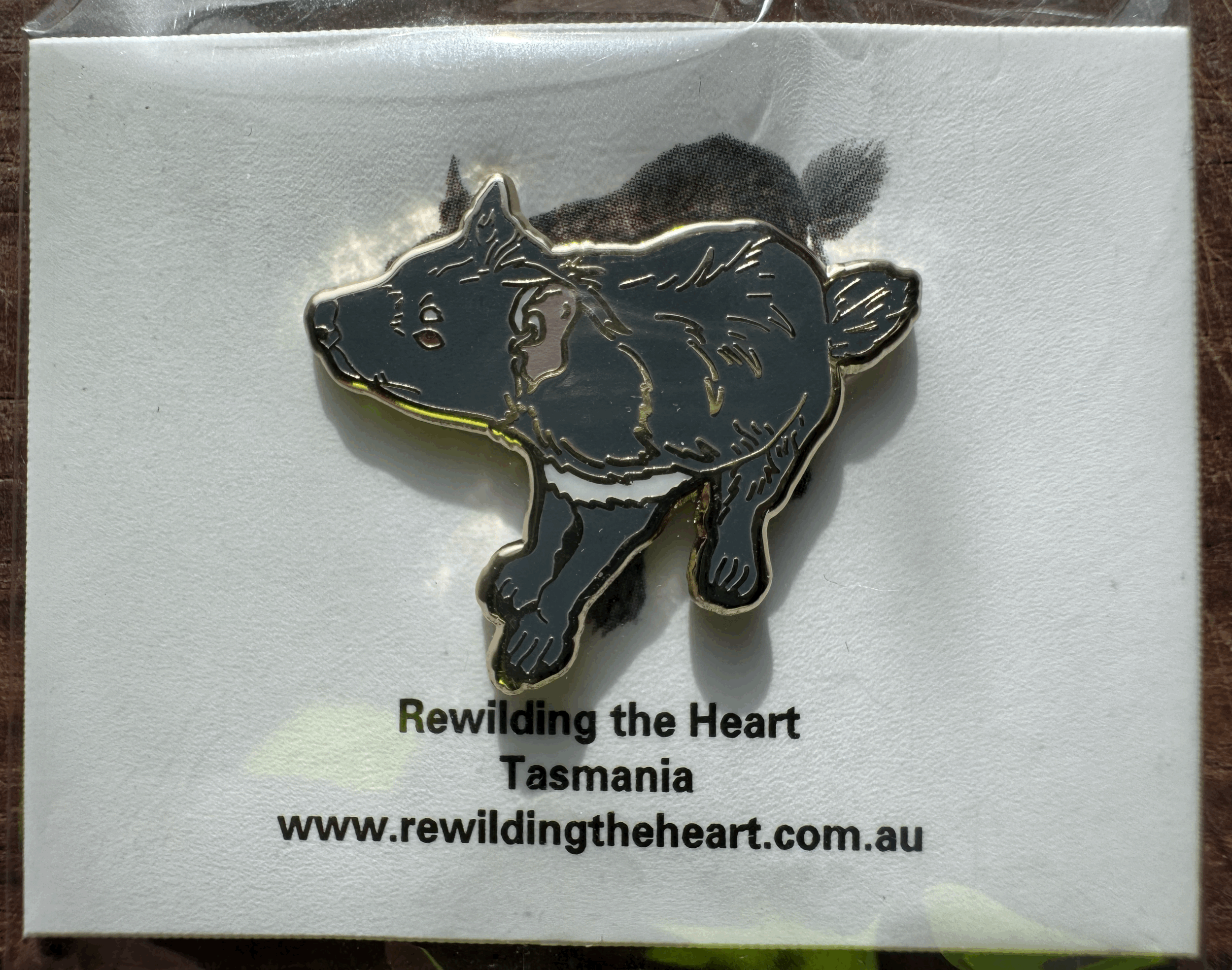 Tasmanian Devil Hat Pin – “Purinina”