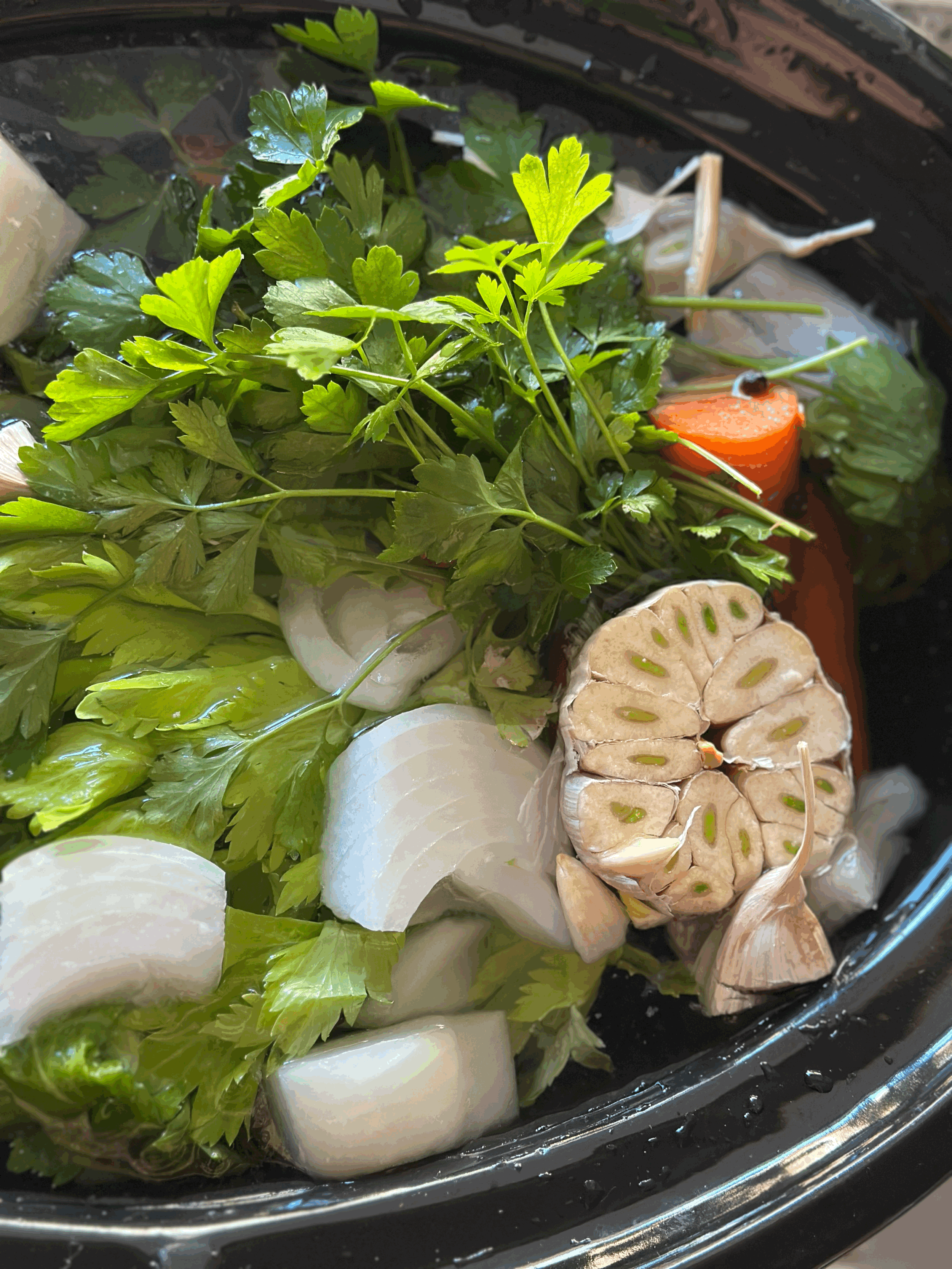 Slow Cooker Chicken Bone Broth