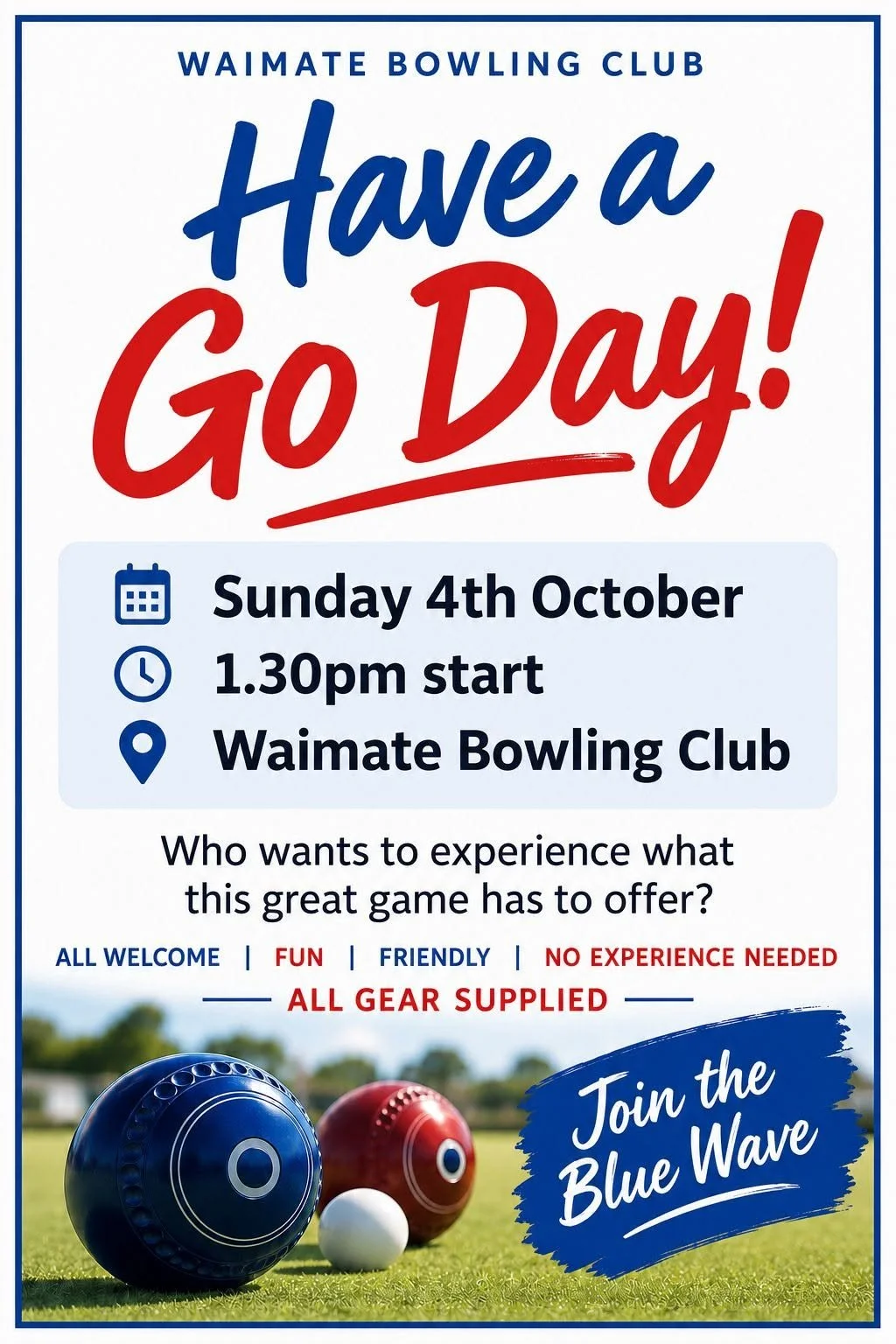 Have a go at bowls