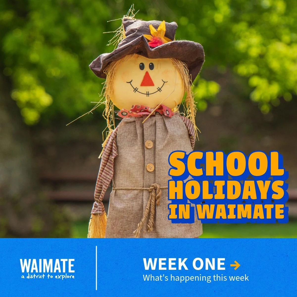 SCHOOL HOLIDAYS WEEK ONE! 

There's plenty happening around Waimate in week one.

🎨 Get creative at The Old Tin Shed 
🧗 Go climbing
⚽ Have a kick around
🛼 Get your skates on
🎬 Catch a movie
🏀 Try a few different sports
🌾 And don't forget the Sc