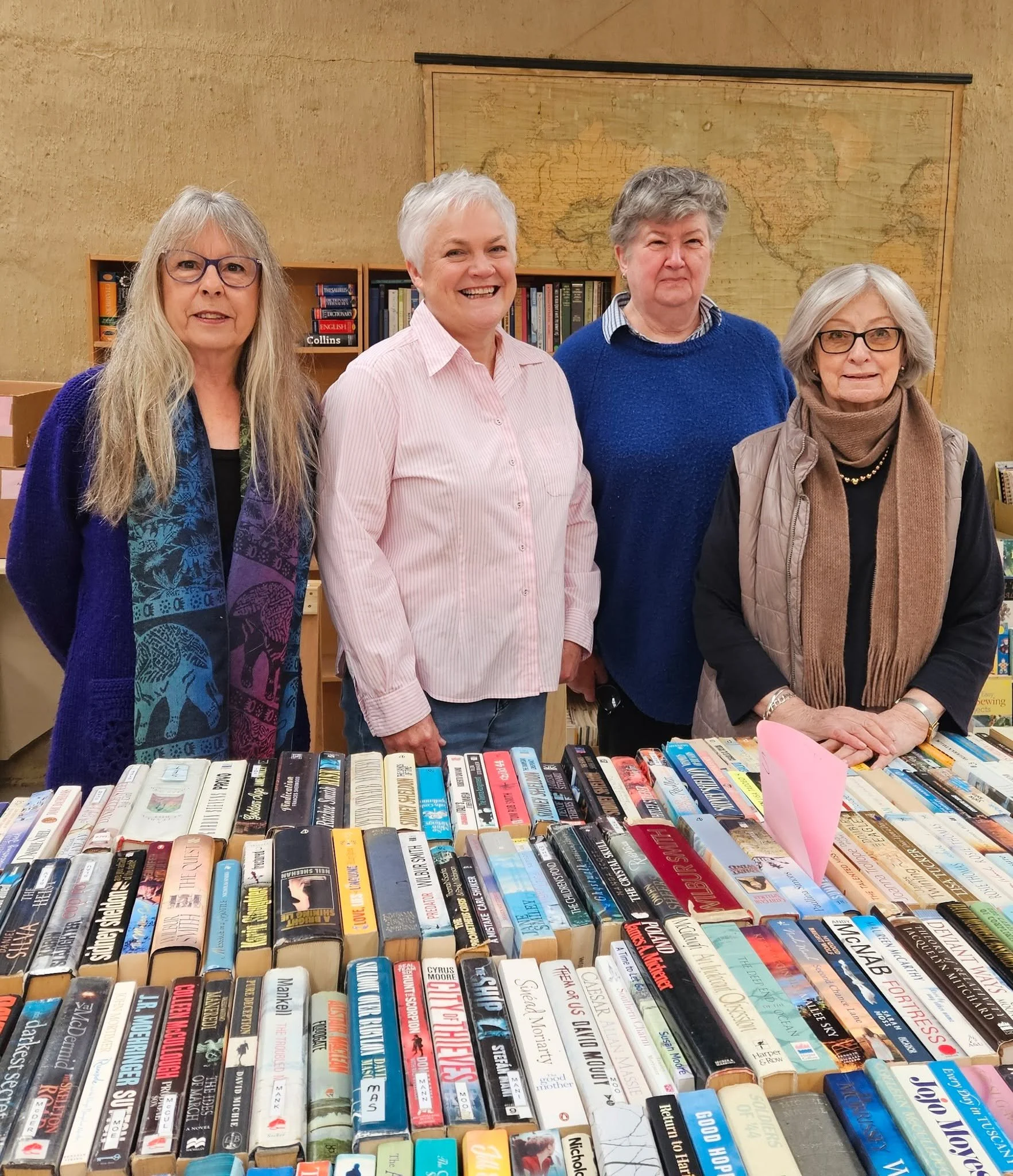 ADVICE TOO GOOD NOT TO SHARE

Meet some of the team behind Bookarama 2026.

Ann (second from left) shared some excellent advice in the comments, and it's worth passing on:

"Please don't think that all the "good stuff" at Bookarama dis