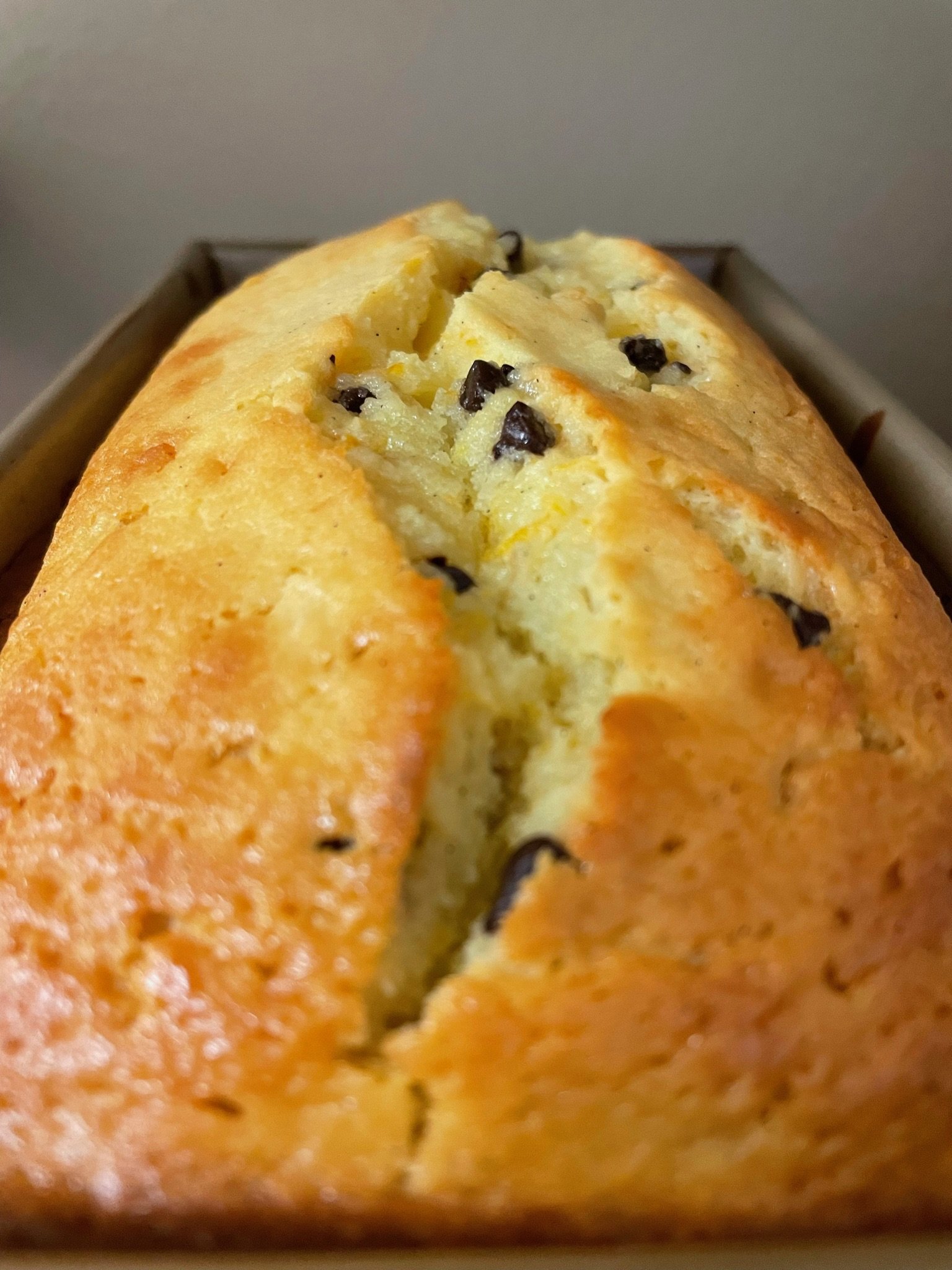 Orange Loaf with Chocolate chips