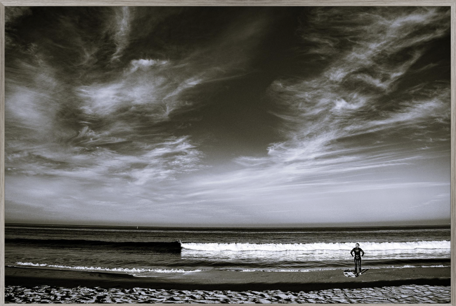waiting-for-the-break-surfer-hermosa-beach-framed.jpg