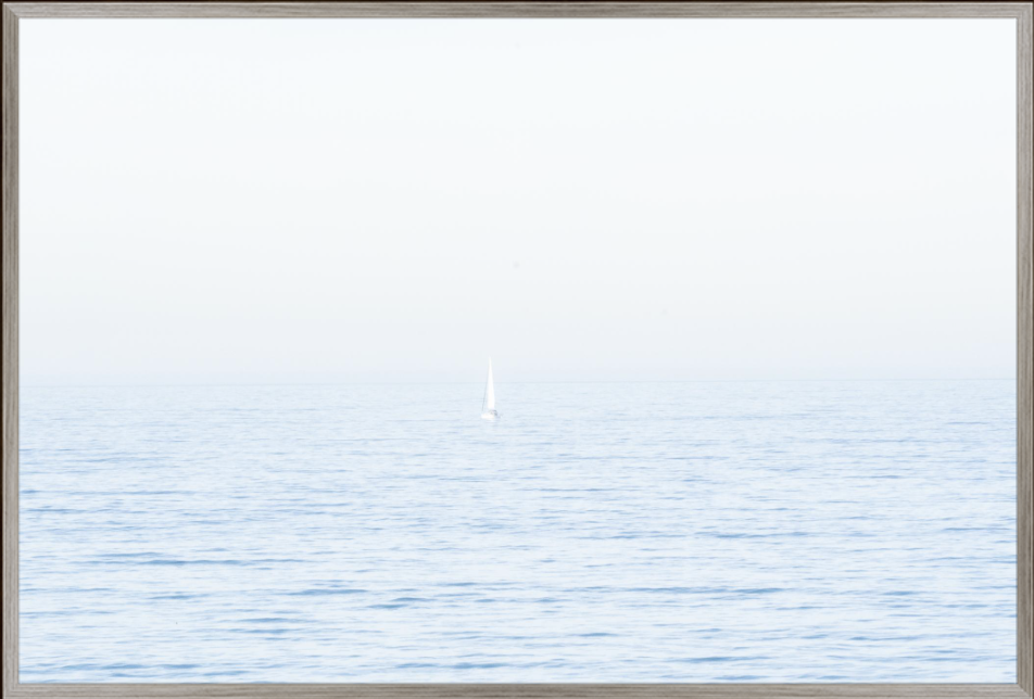 Vanishing Point Oak MidCentury Frame