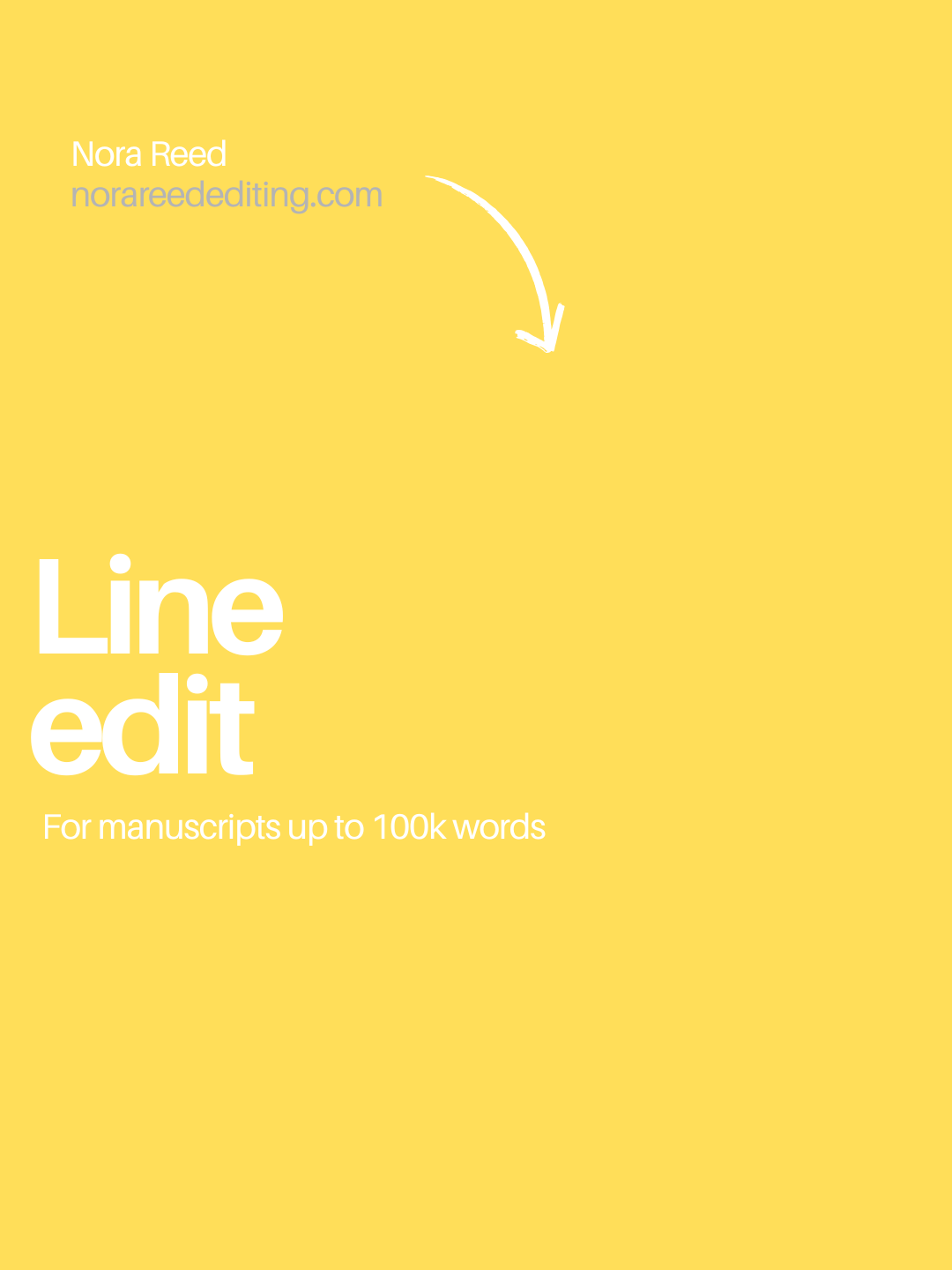 Line Editing for manuscripts up to 100k words
