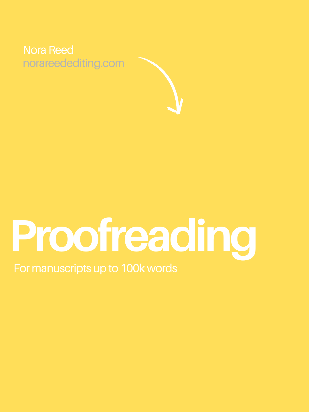 Proofreading for manuscripts up to 100k words