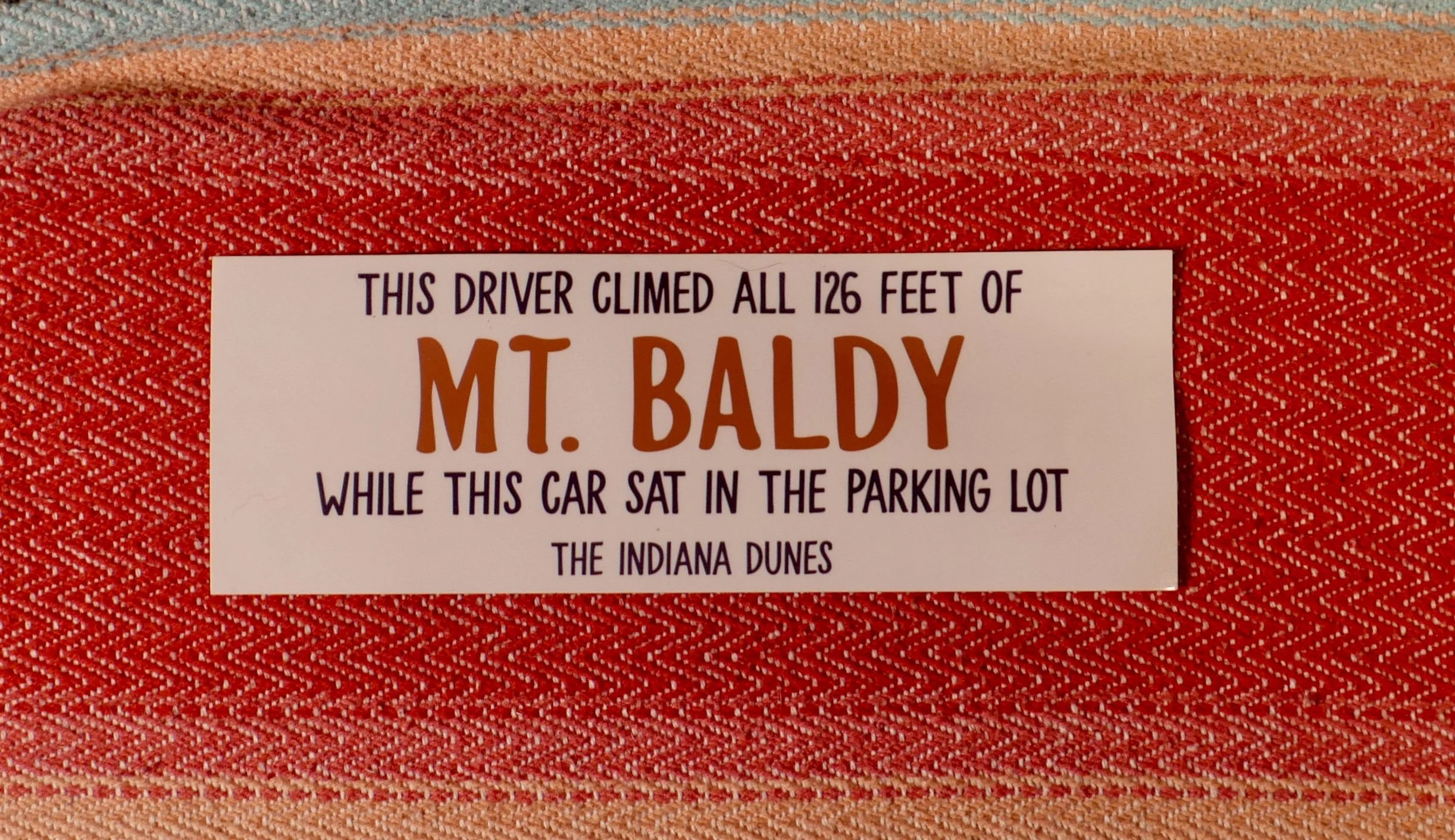 Mt. Baldy Climber Sticker