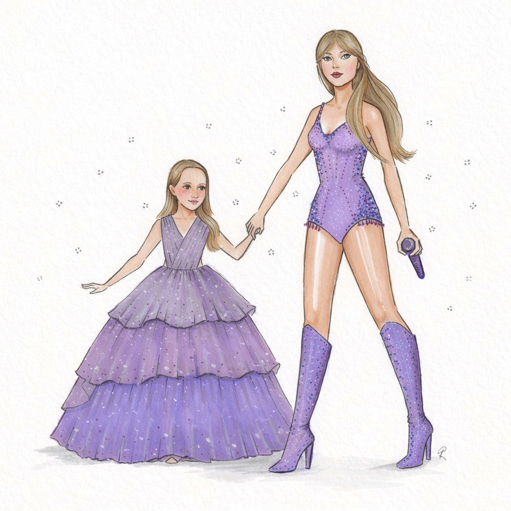Custom illustration 2 people 