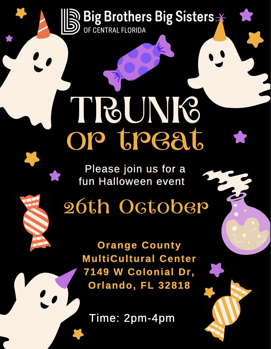BBBSCFL Trunk or Treat