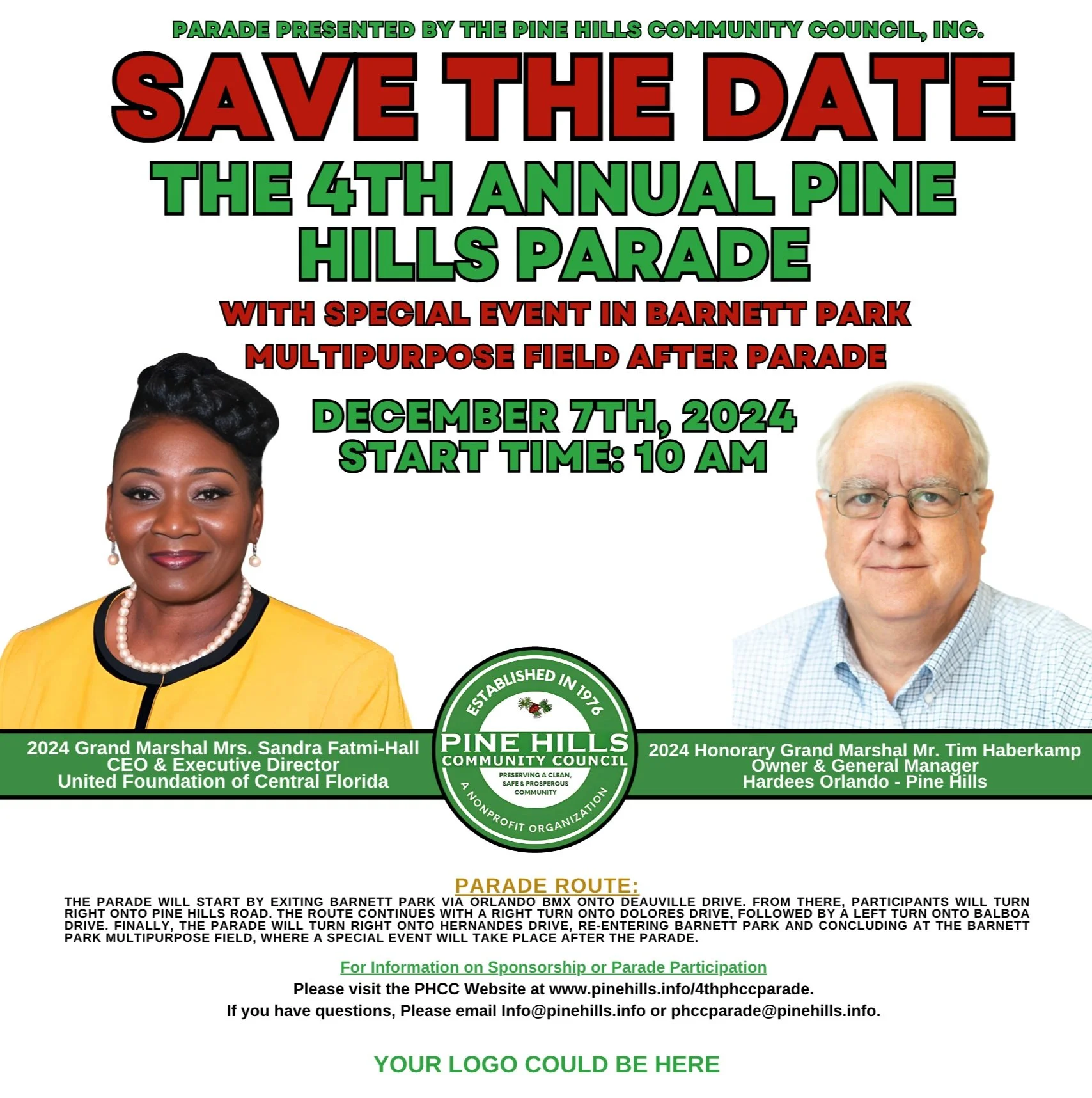 PHCC 4th Annual Pine Hills Parade