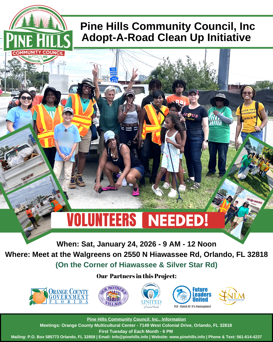PHCC January 2026 Community Clean Up