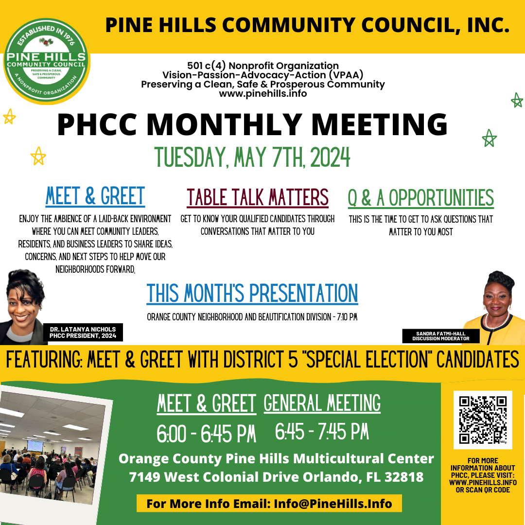 PHCC May 2024 Monthly Meeting