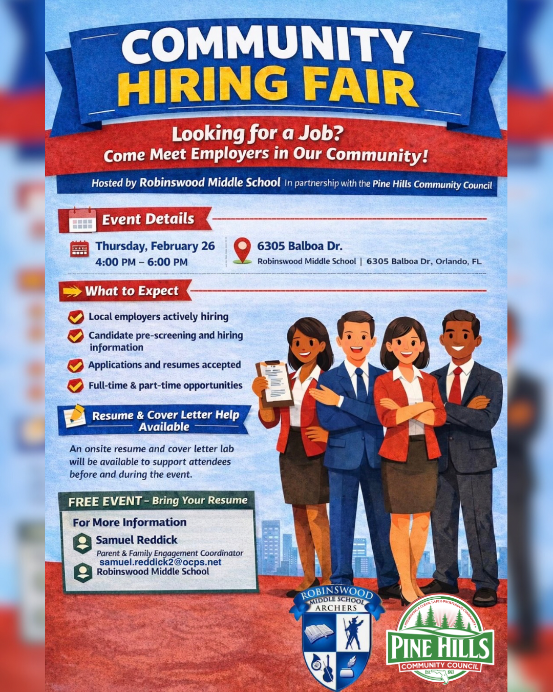 PHCC Pine Hills Hiring Fair