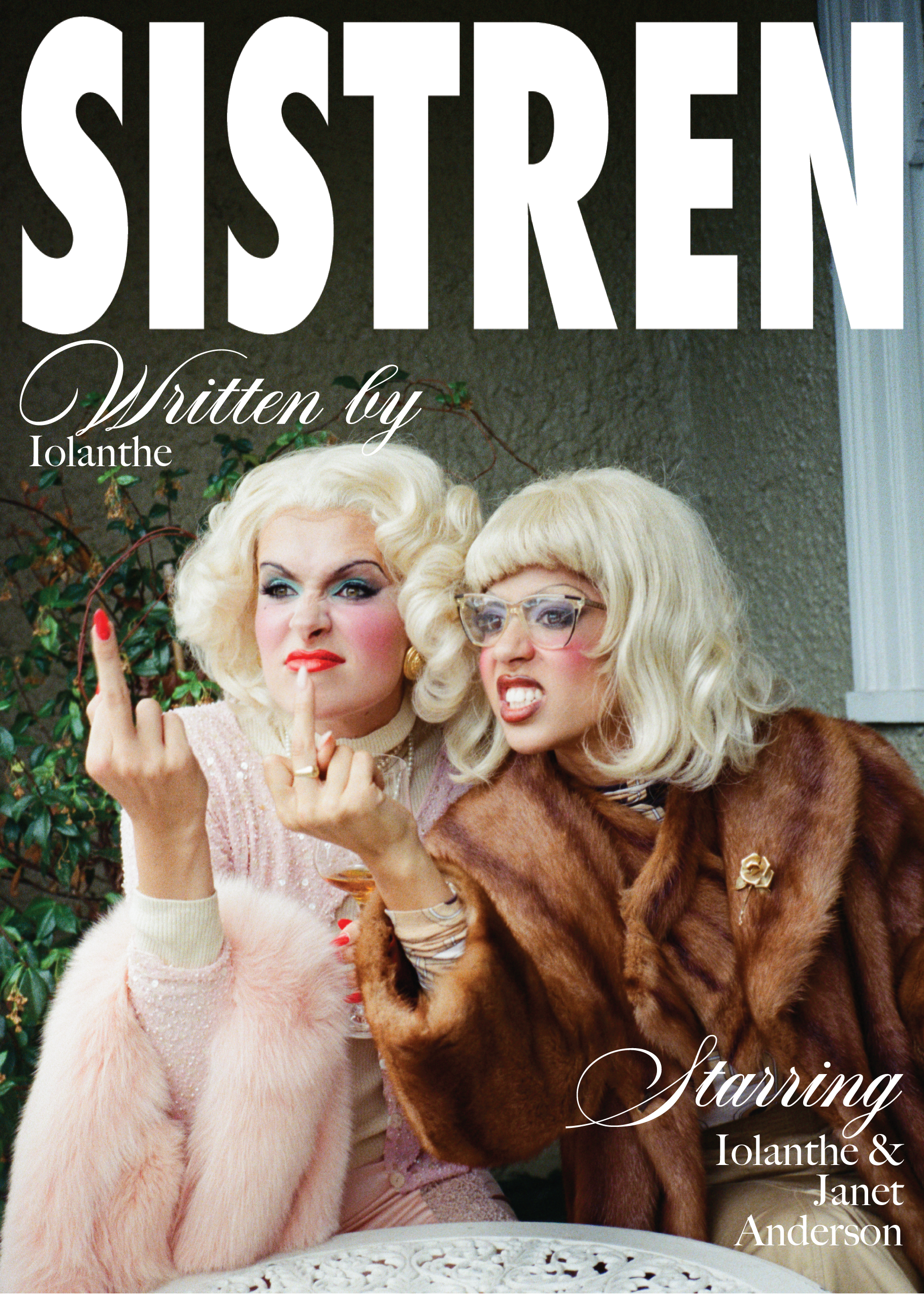 SISTREN zine front cover, graphic design and art direction by Coco