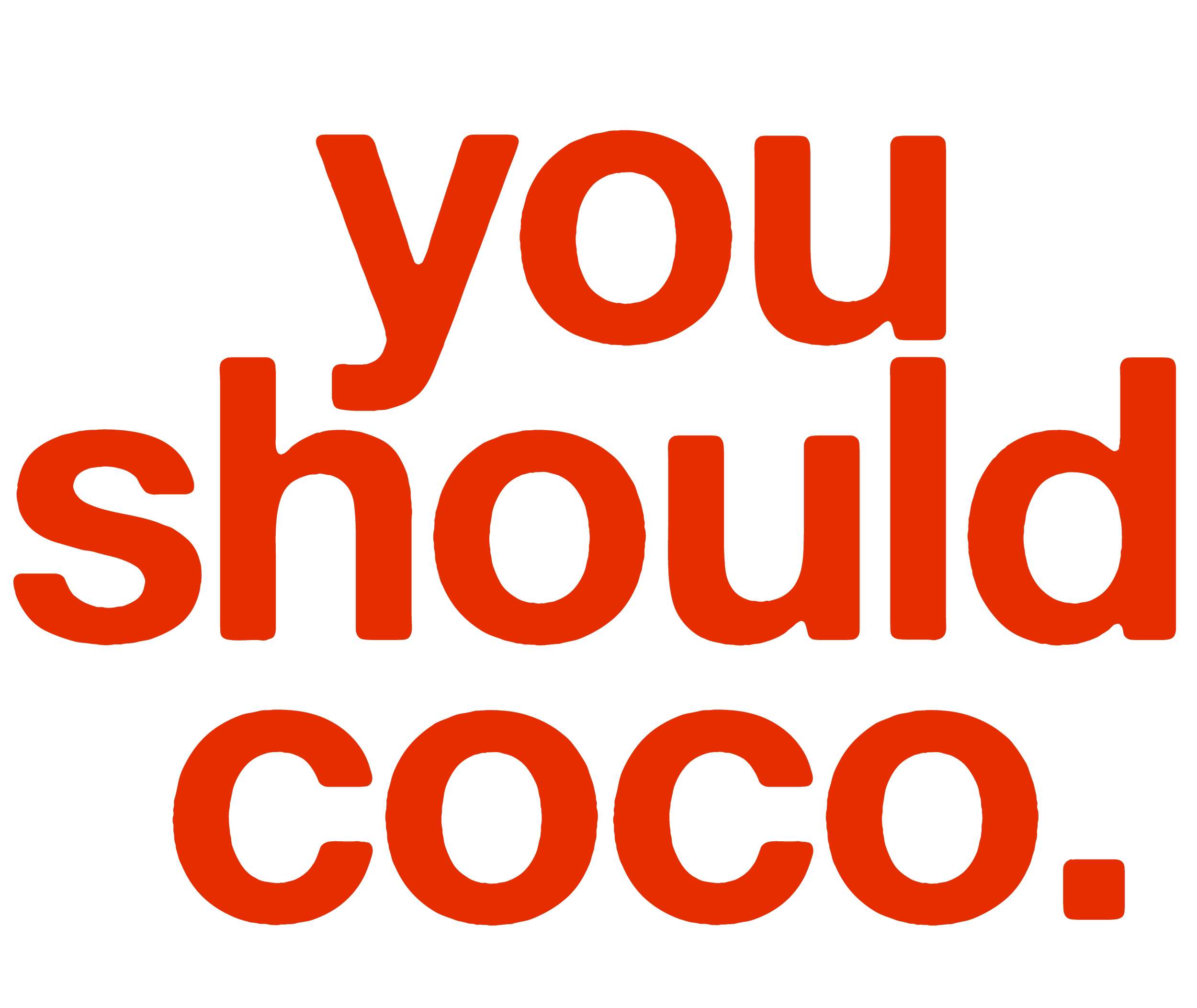 Text reading 'You' in large red letters on a black background.