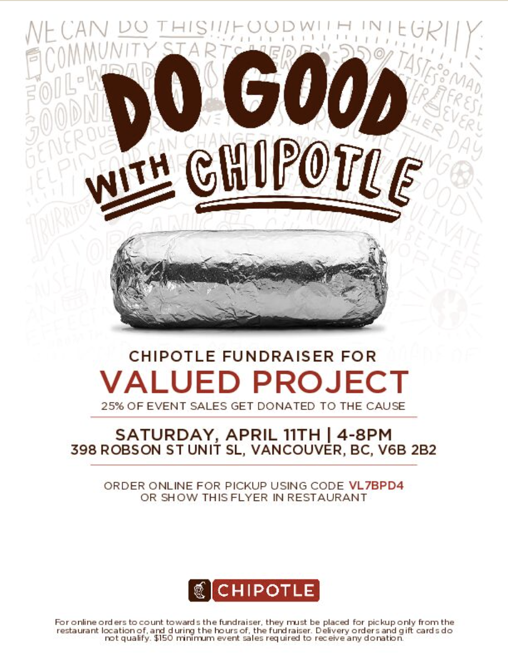 CHIPOTLE FUNDRAISER
