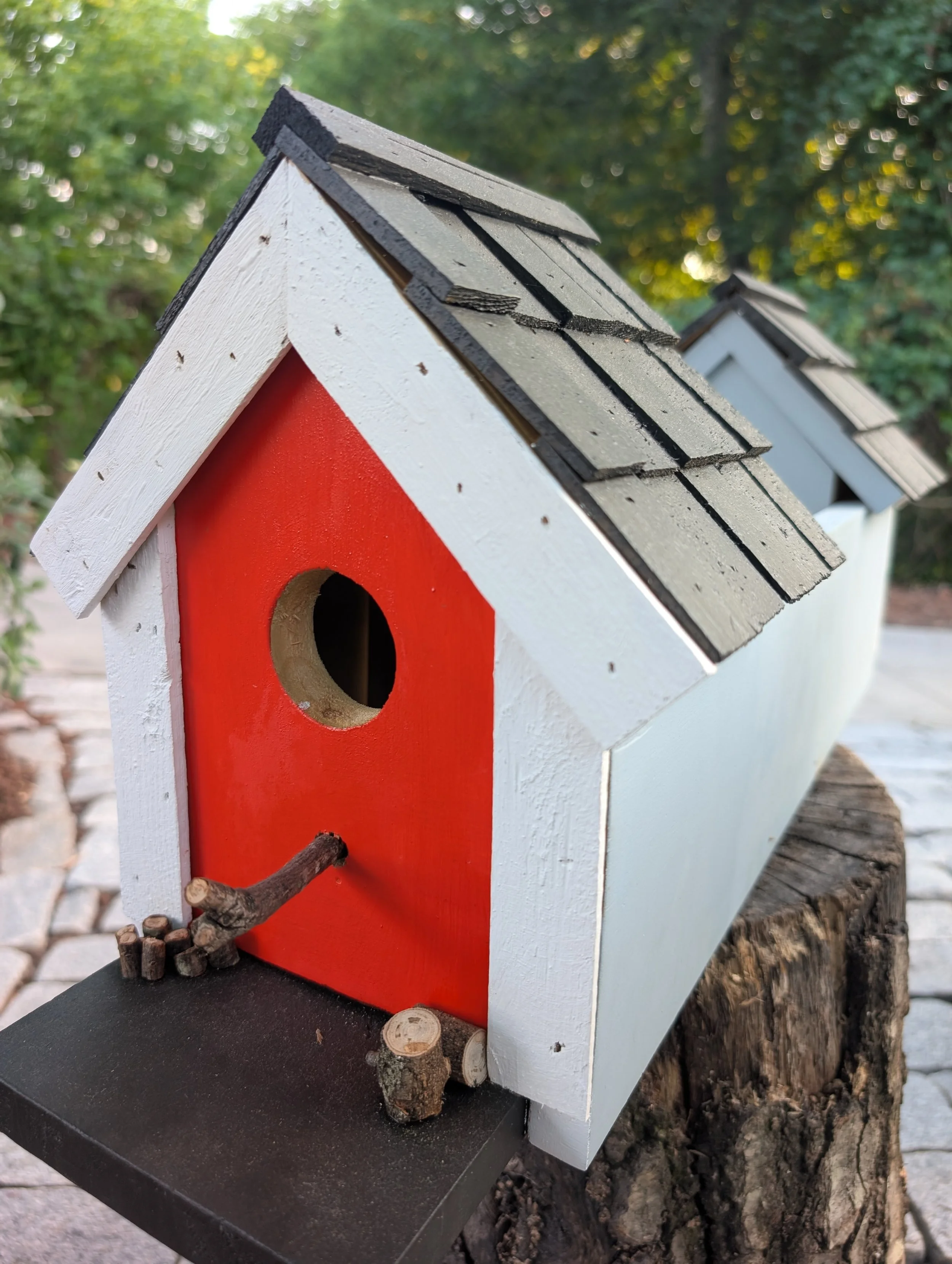 Duplex Birdhouse Planter