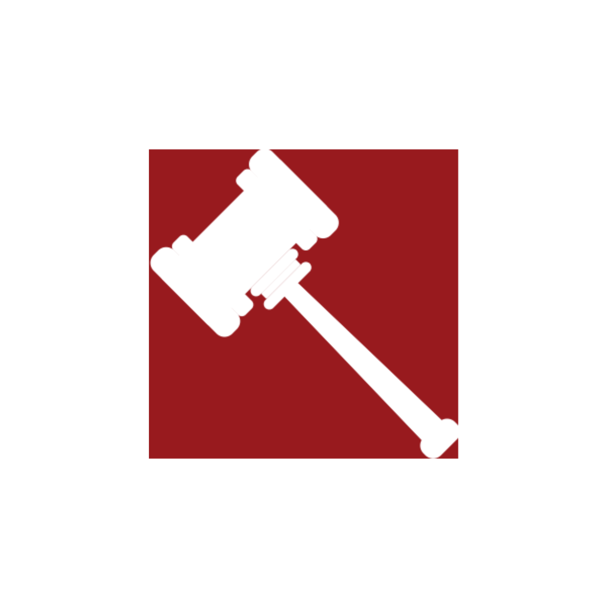 Gavel and block icon indicating legal or judicial authority, representing Litigation services that our firm offers.