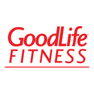 GoodLife Fitness logo in red and black.