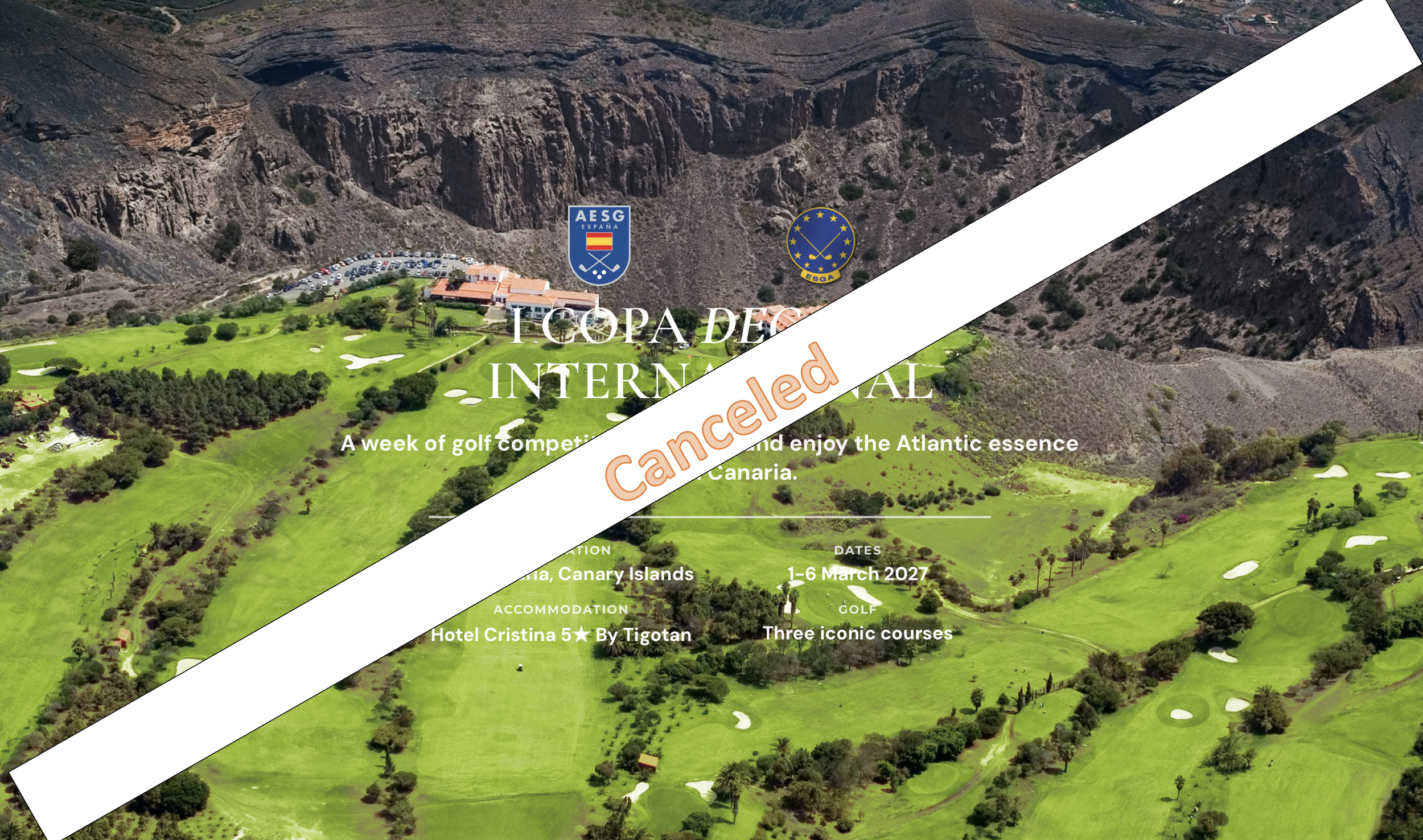  🇪🇸 I COPA DECANO INTERNATIONAL GRAN CANARIA 2027