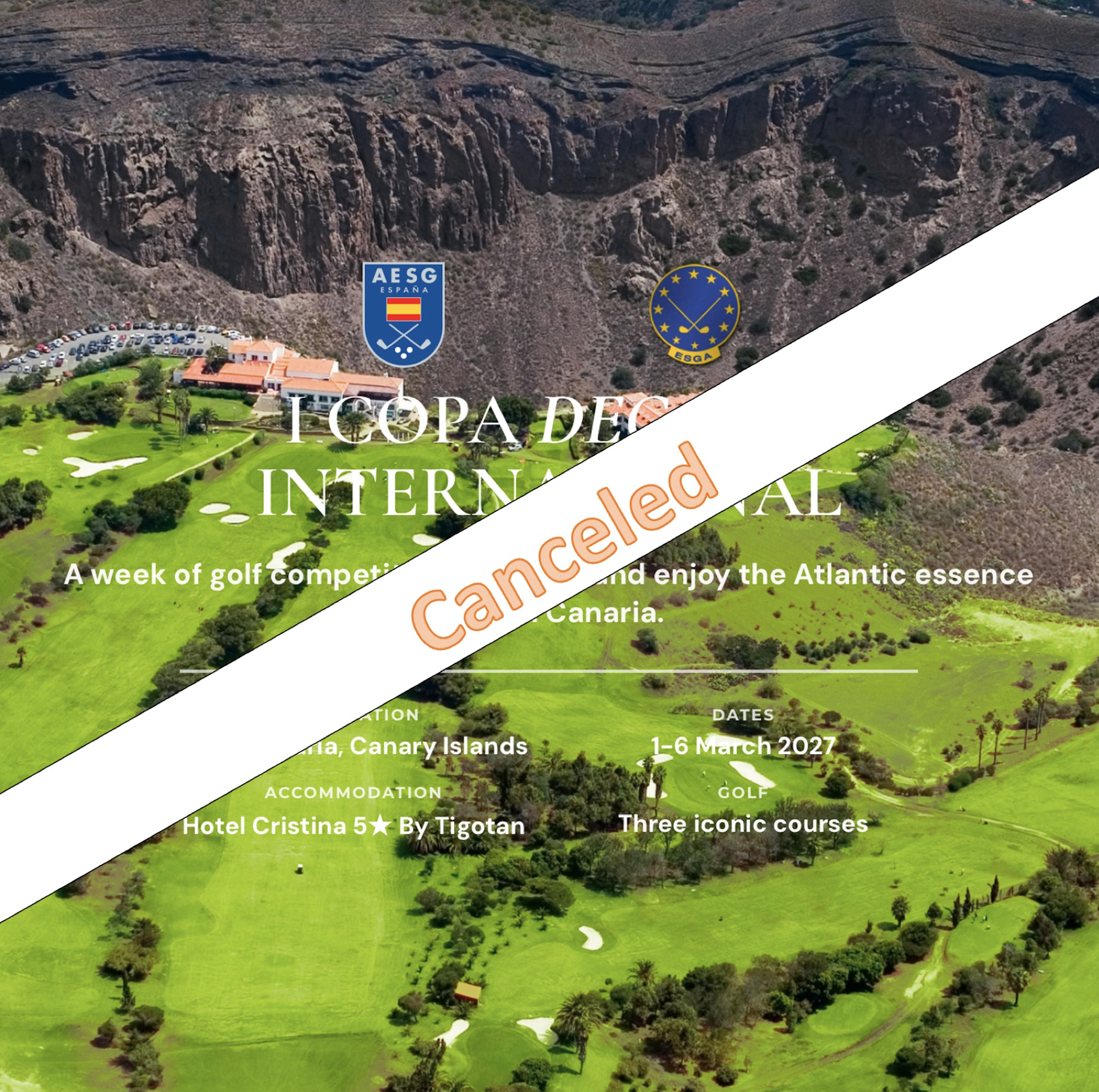 First “I Copa Decano International Gran Canaria 2027”