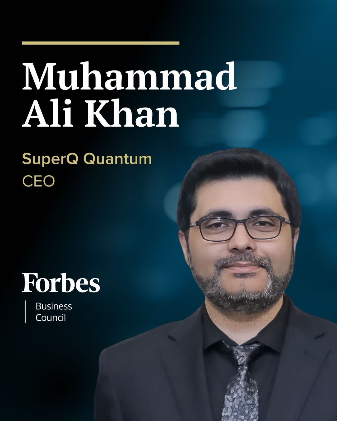 Dr. Muhammad Ali Khan Forbes contributor and Forbes Business Council member
