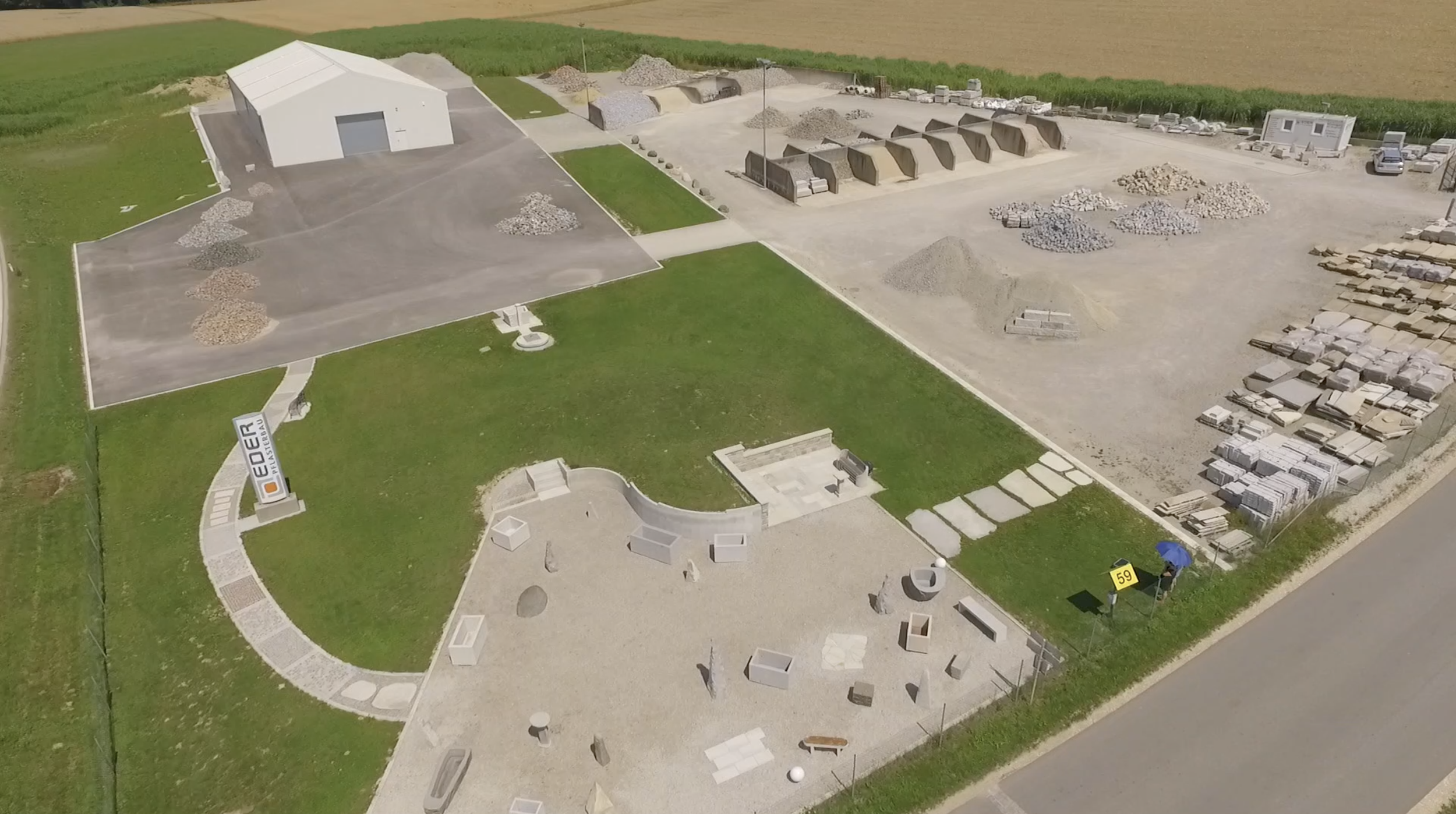 Eder Pflasterbau große Auswahl an hochwertigen Materialien in Lambrechten