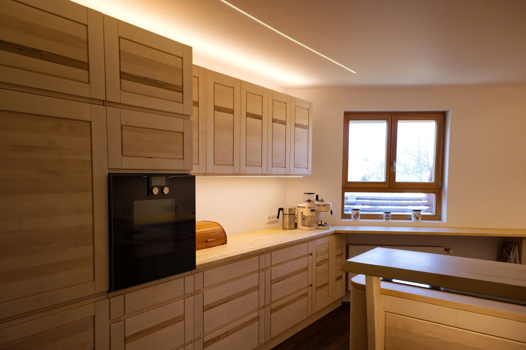 Küche Seitenansicht