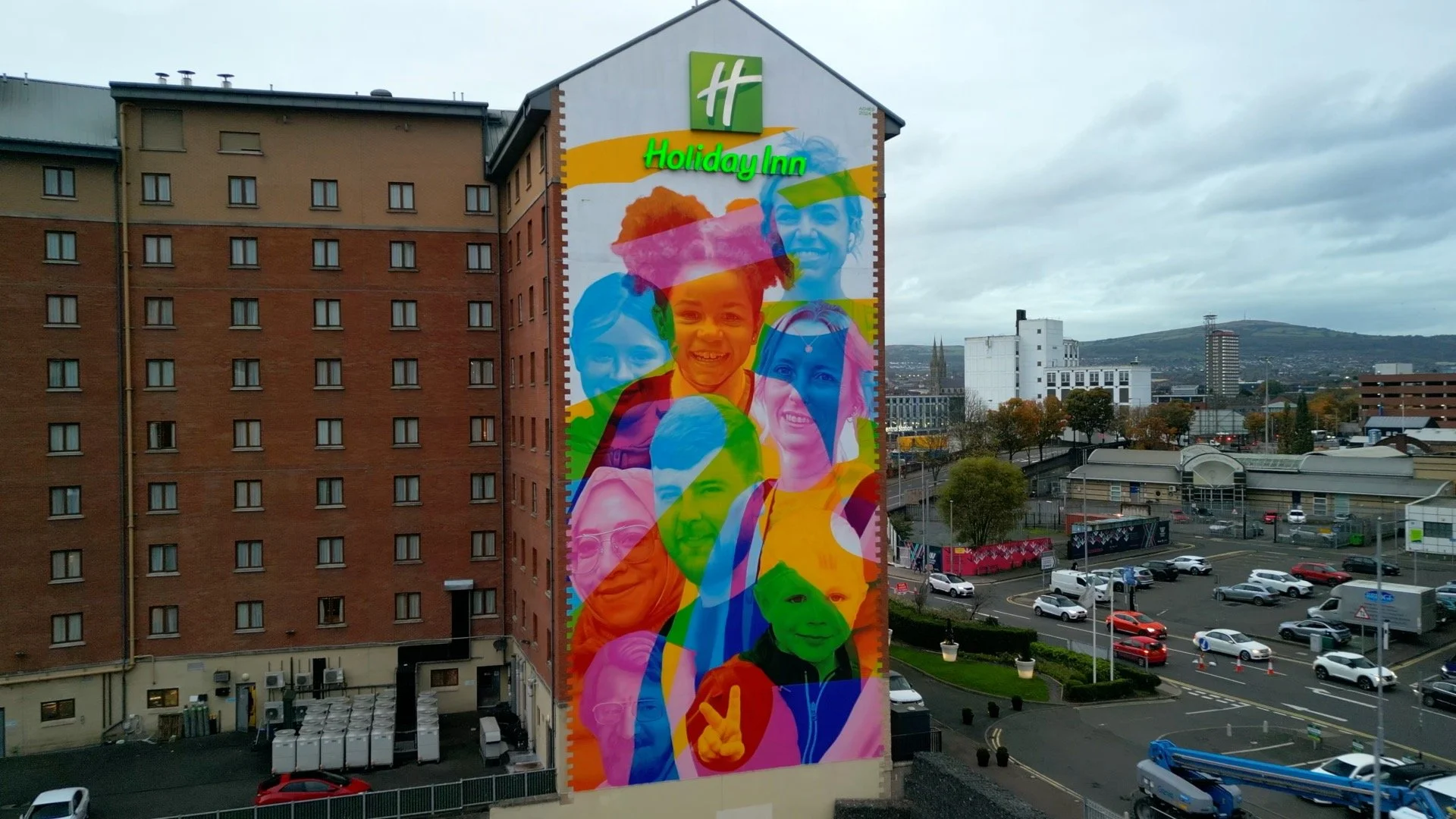 Face on the wall
