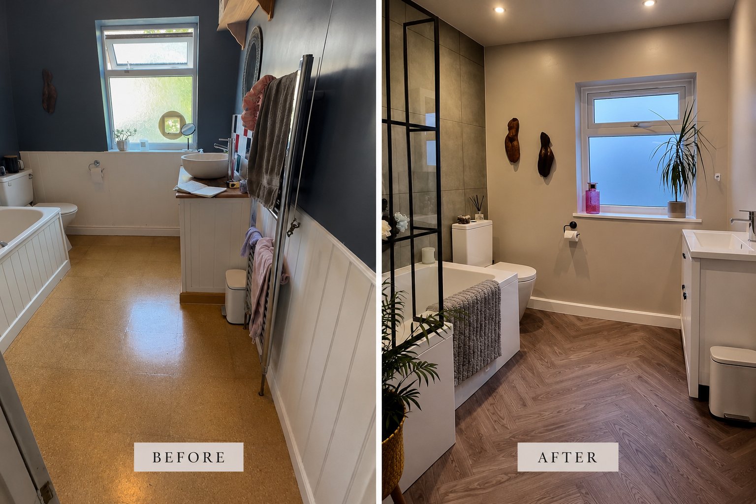 Bathroom Renovation in Ashton, Bristol BS3: A Modern Bathroom with Natural Minimalist Style