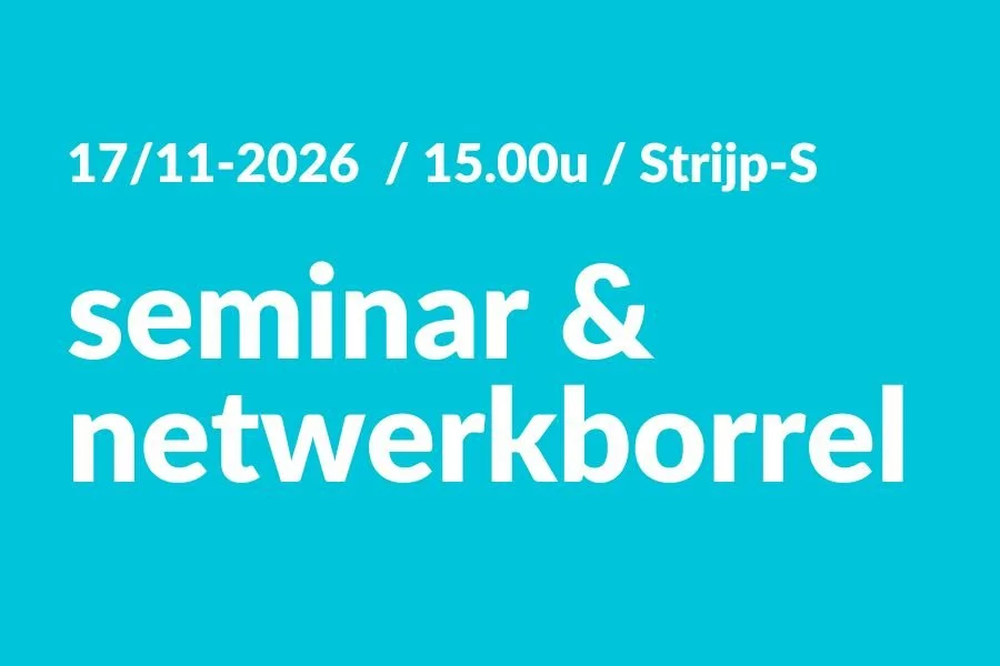Save the date: Seminar &amp; netwerkborrel