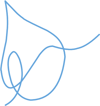 Blue tangled string or thread on a black background.