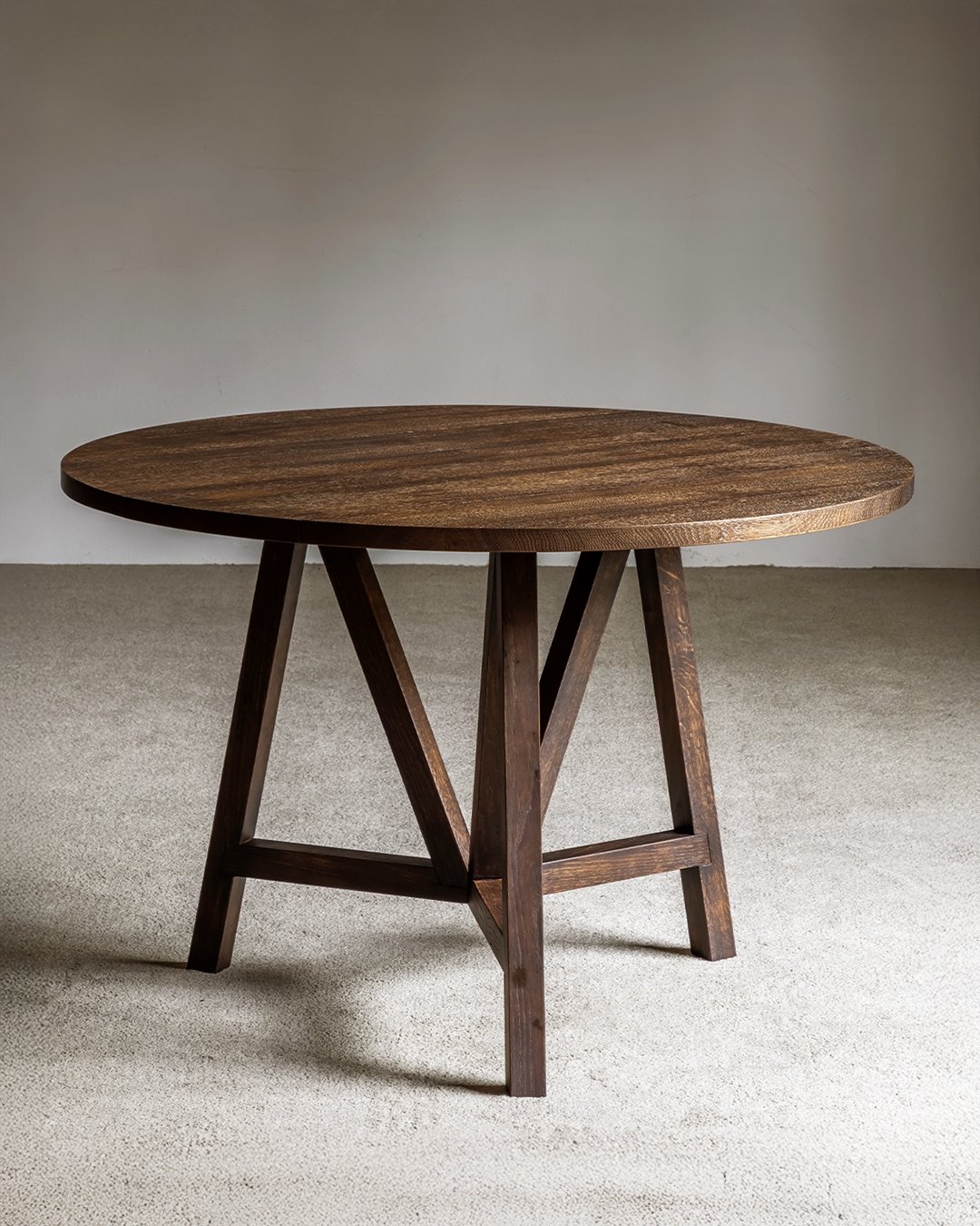 Jake table for Boka Craft, quiet design with the natural beauty of solid wood and clean joinery.