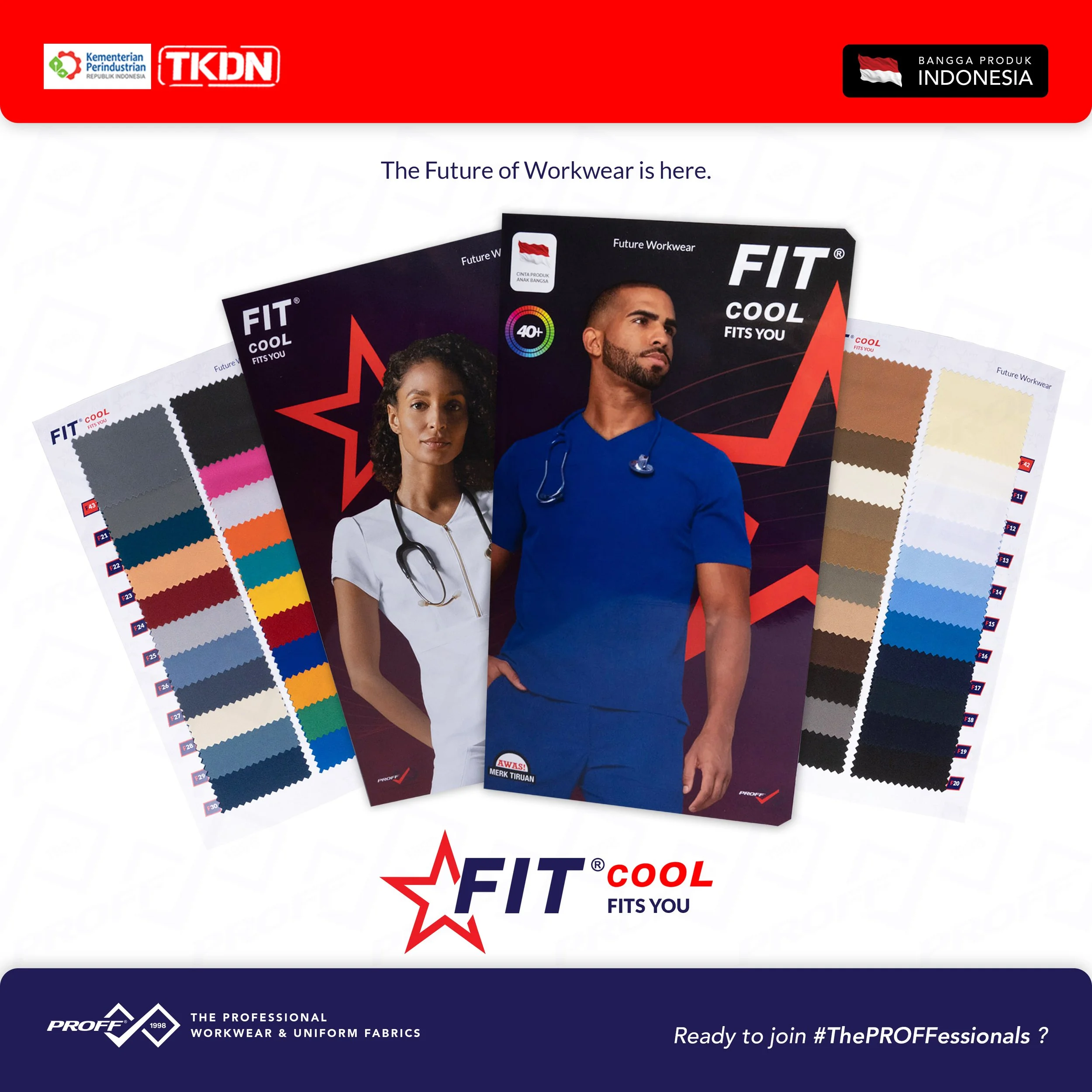 Bahan kain FITCool Intercooler. Fit Cool Fits You.