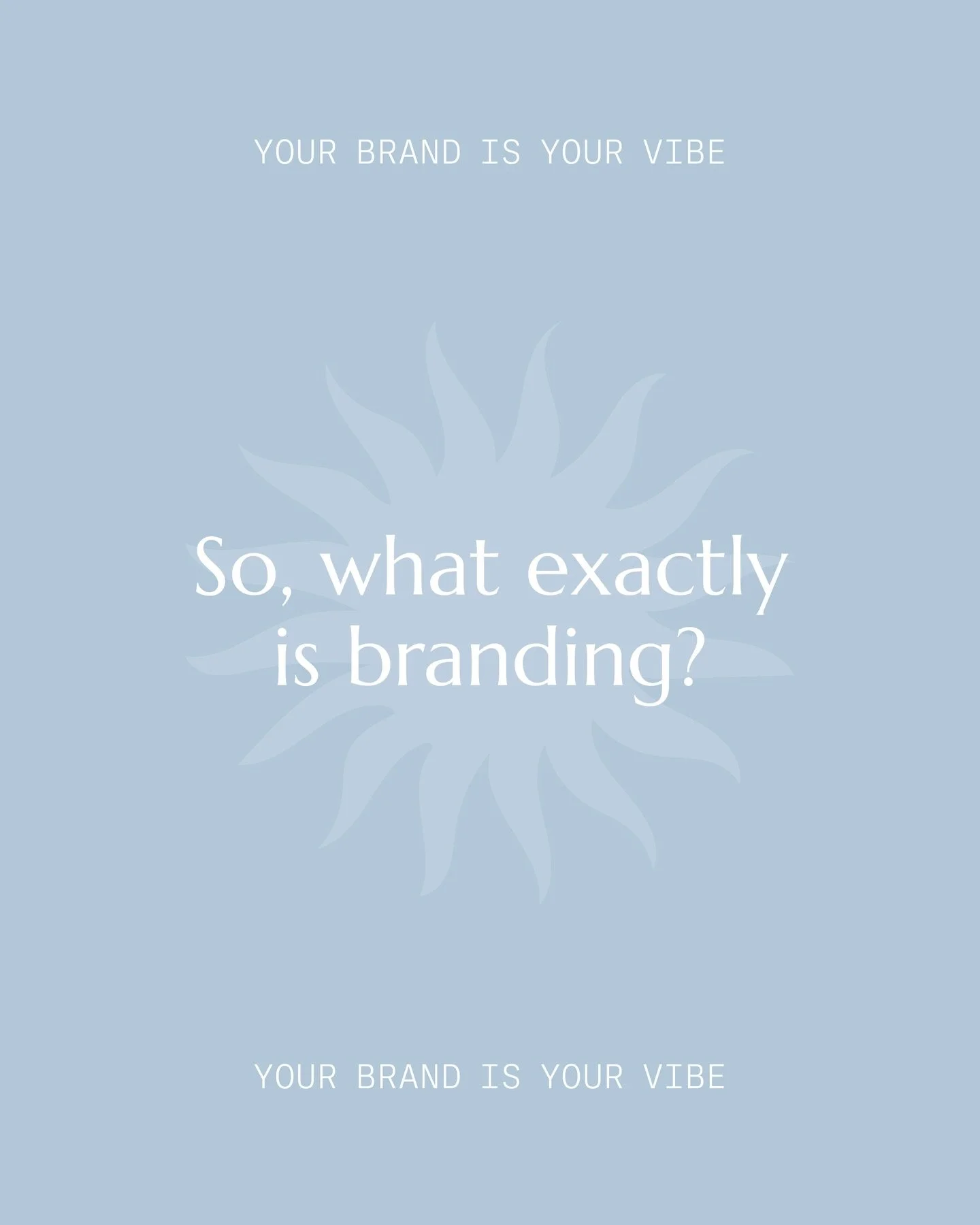 So, what exactly is branding? 💭 

Your branding is more than just a logo. It&rsquo;s how people see, feel and remember your business. Your brand is the vibe people get when they&rsquo;re scrolling your socials, landing on your website or even meetin
