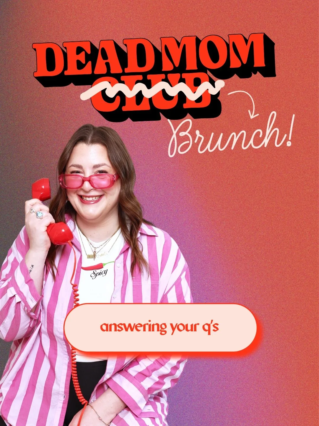 ☎️ Hey Dead Mom Bestie, I heard you wanna come to my Dead Mom&rsquo;s Day Brunch, but have some questions. The hotline is officially OPEN and I&rsquo;ve got the answers!

Ready to book? COMMENT TIX and i&rsquo;ll DM you the link to join.

Still got a