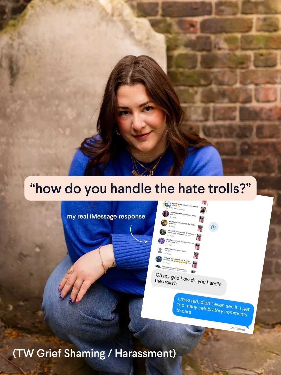 it&rsquo;s time I talk about it.

a couple of weeks ago, I was getting heavily harassed in the comments of one of my &lsquo;in her name&rsquo; Reels.

those hate comments were posted to make me feel inadequate, but baby, they had no idea what corner 