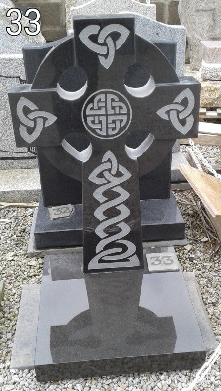 Black Celtic Cross On Desk Top